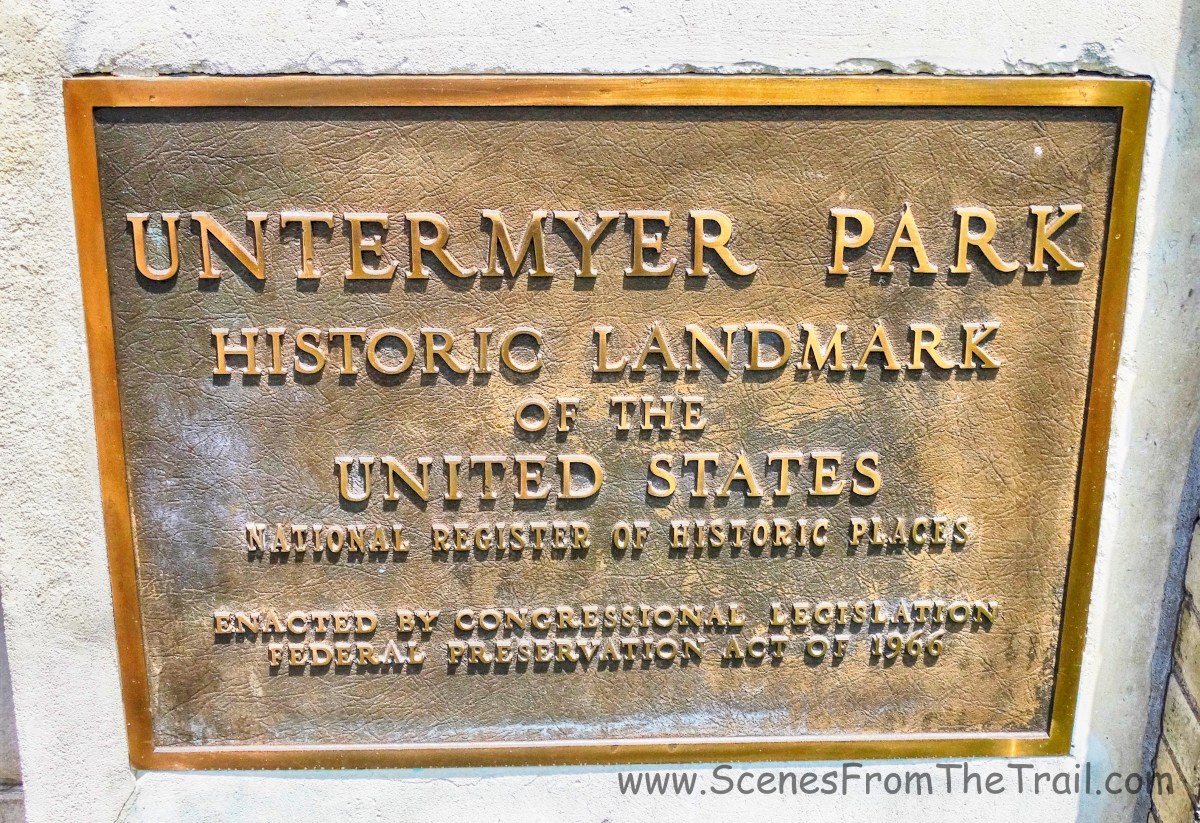 Historic landmark plaque