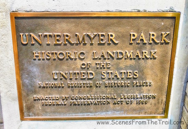Historic landmark plaque
