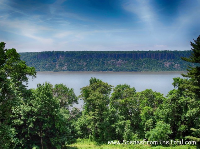 the Palisades and the Hudson River