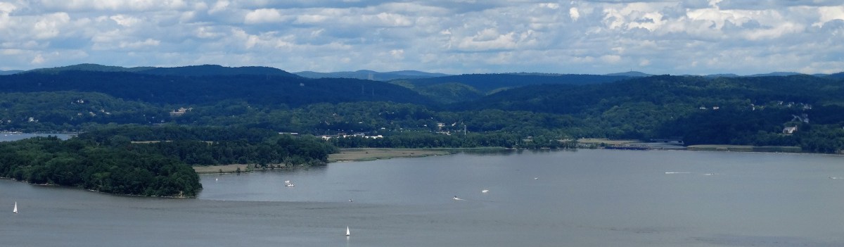 Northeast view with Croton Point Park to the left