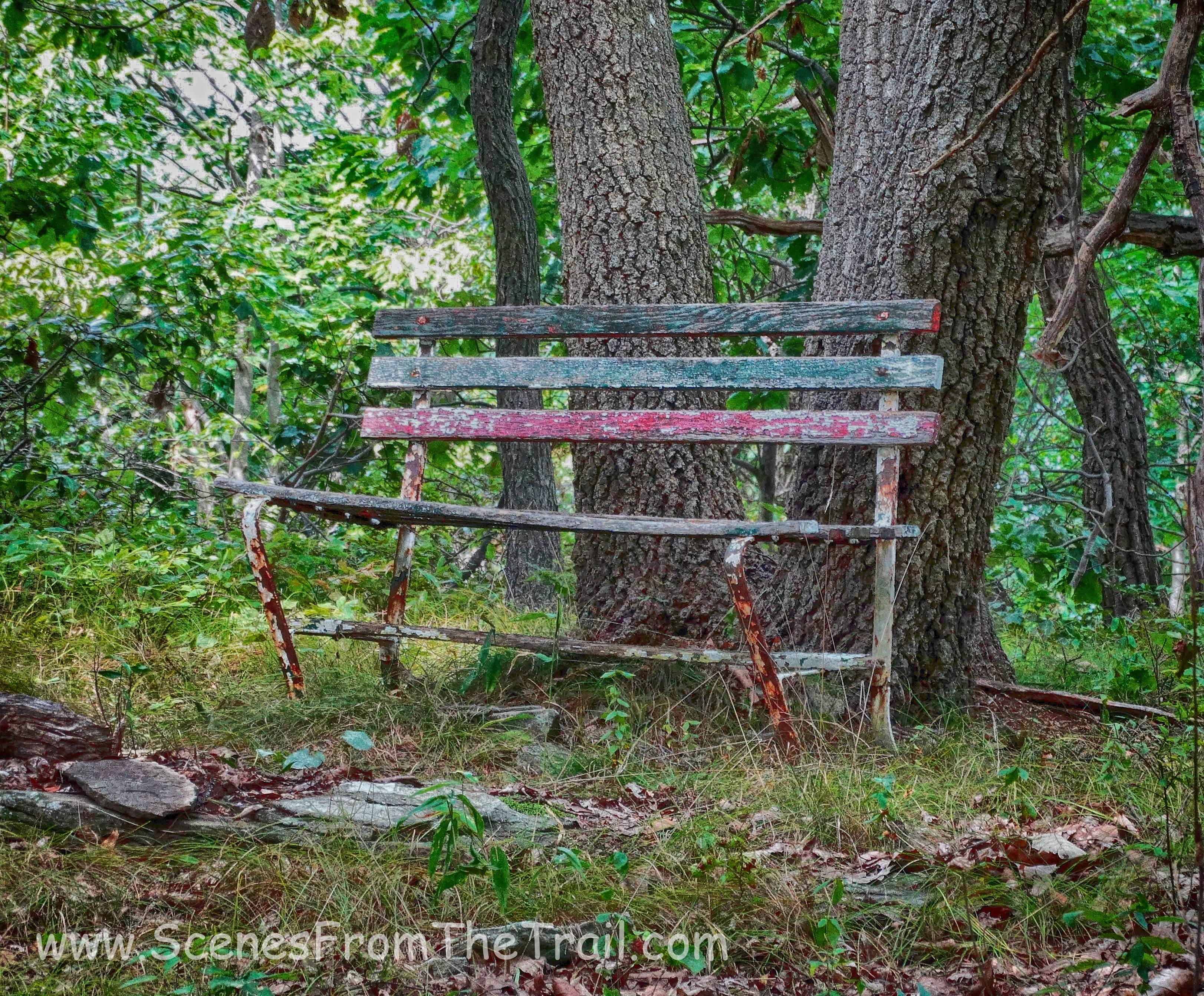 old park bench
