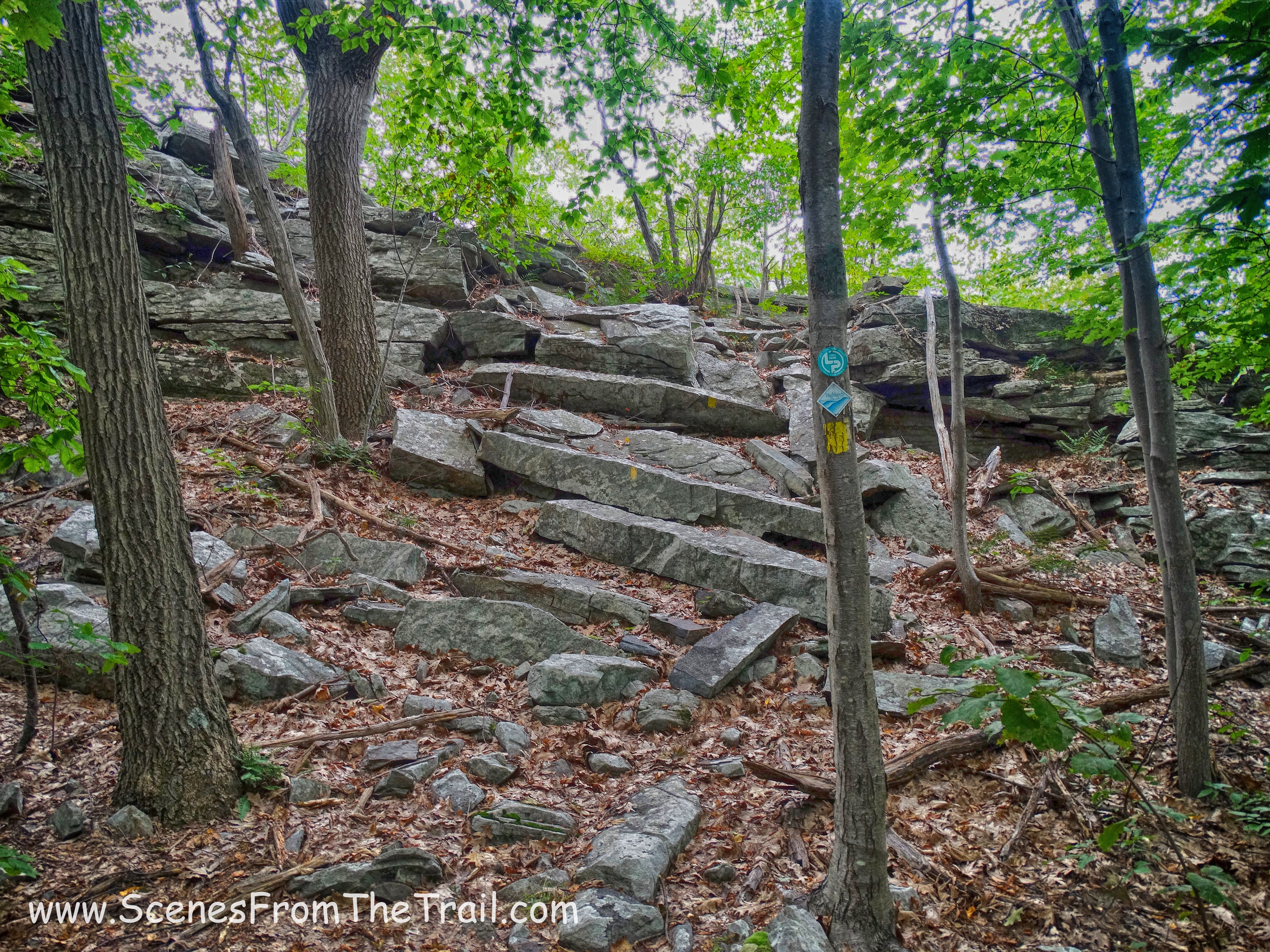 a look back at steep descent