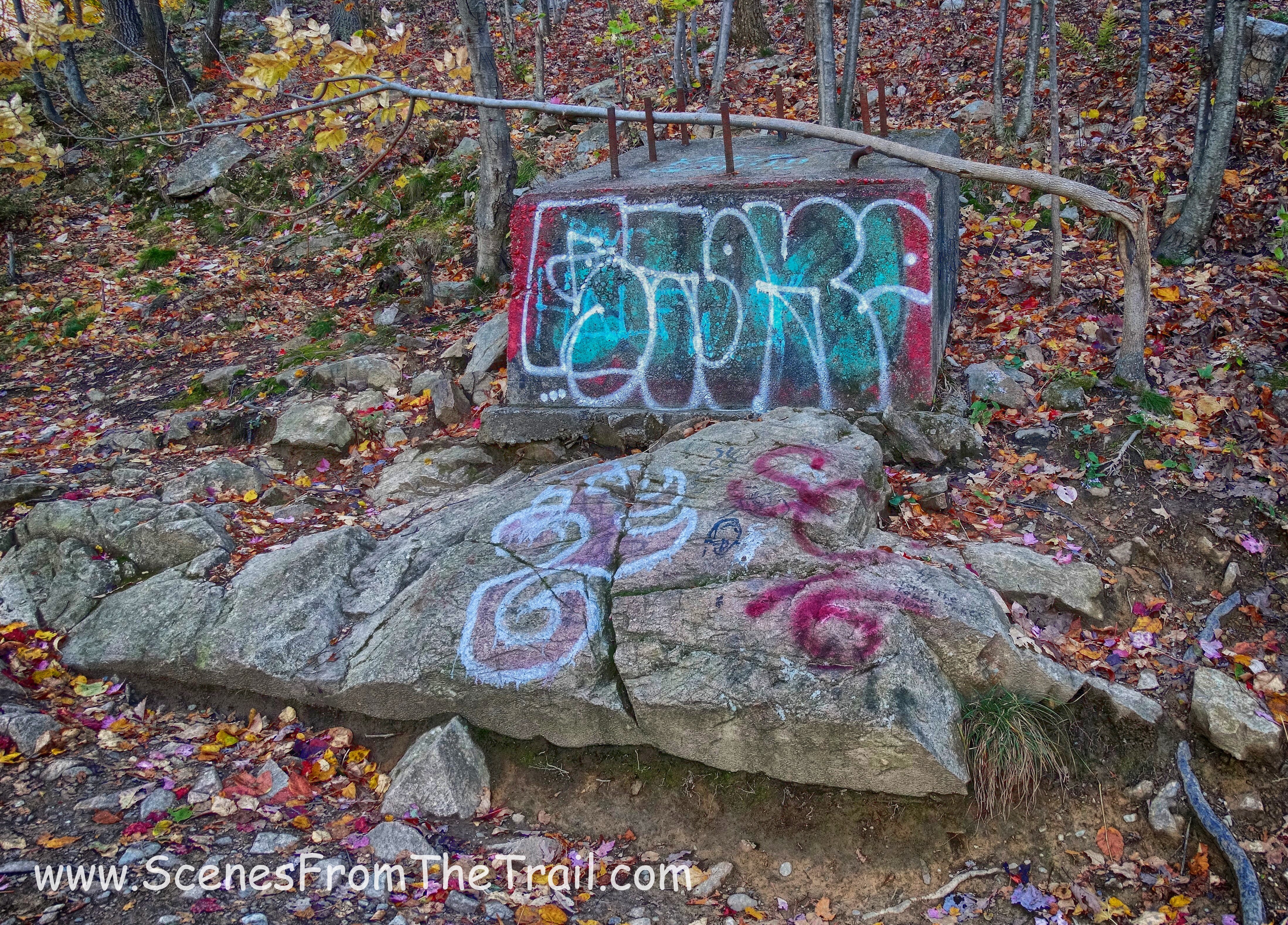 remnants of an old ski lift