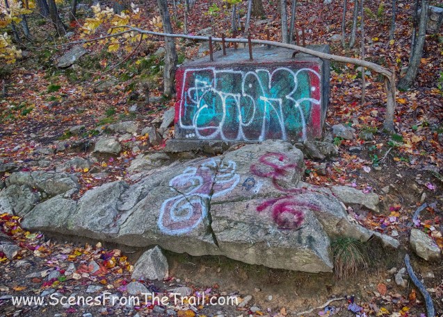 remnants of an old ski lift