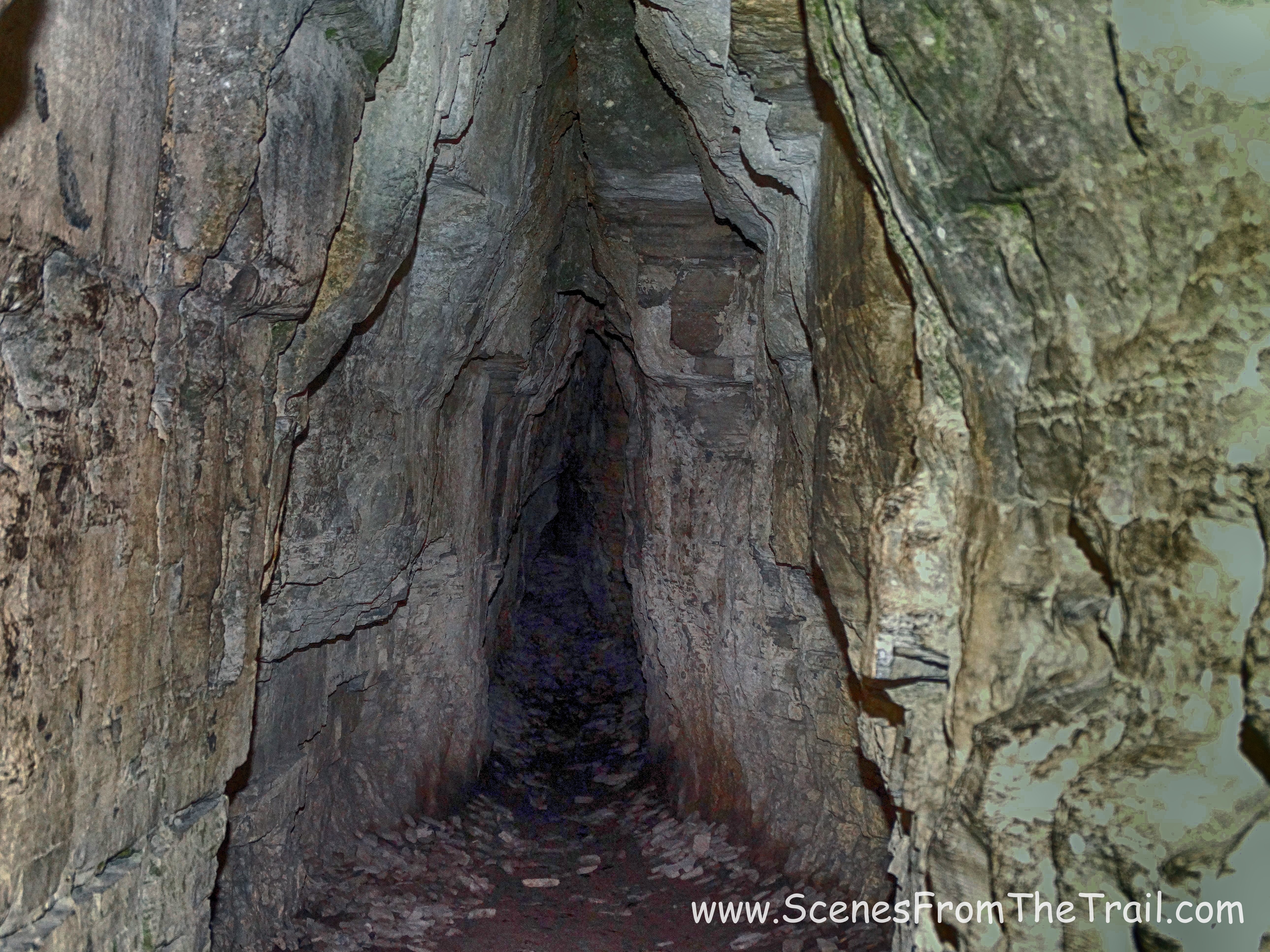 Indian Ladder Trail cave