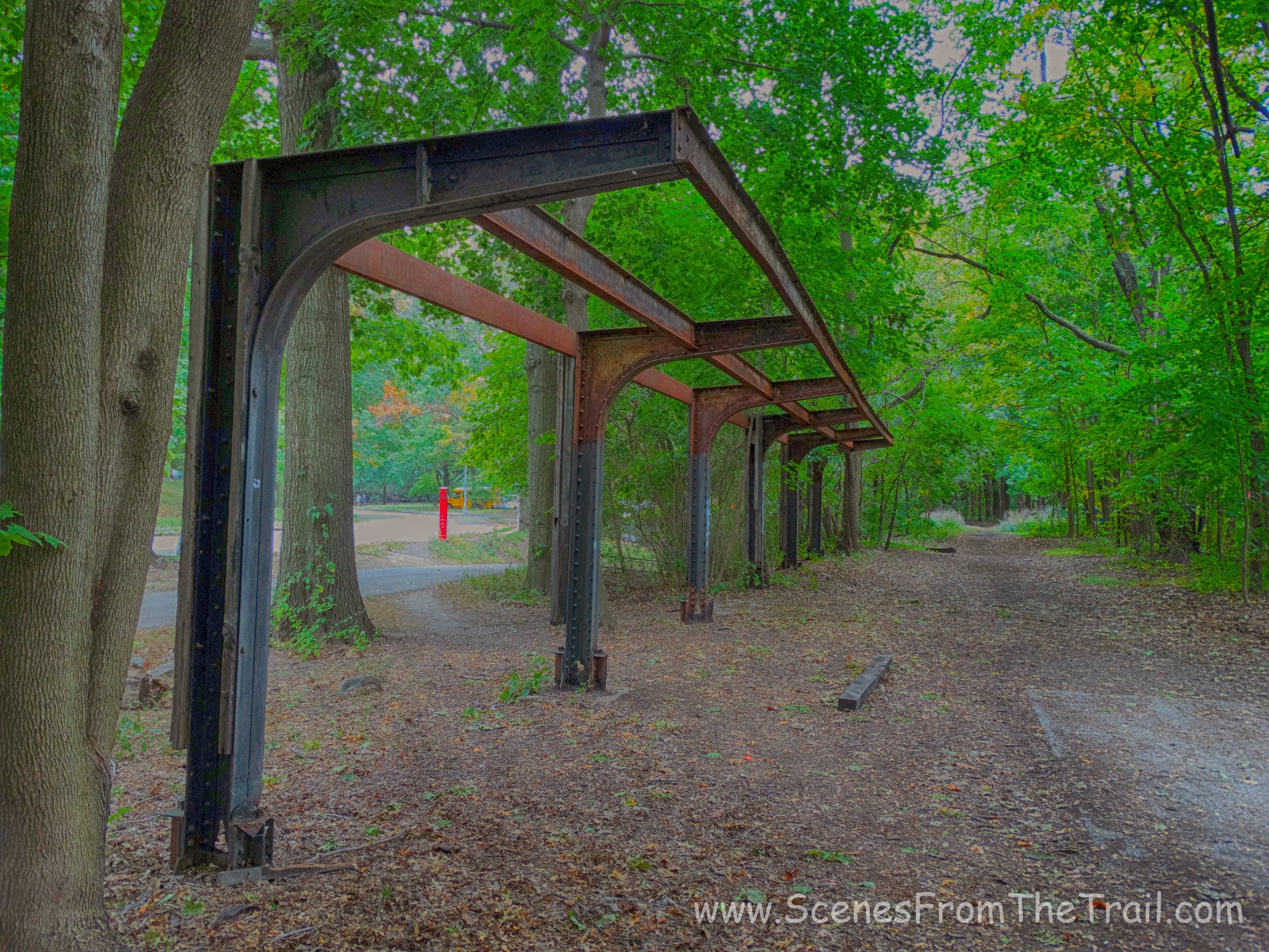 skeletal remains of Van Cortlandt Station