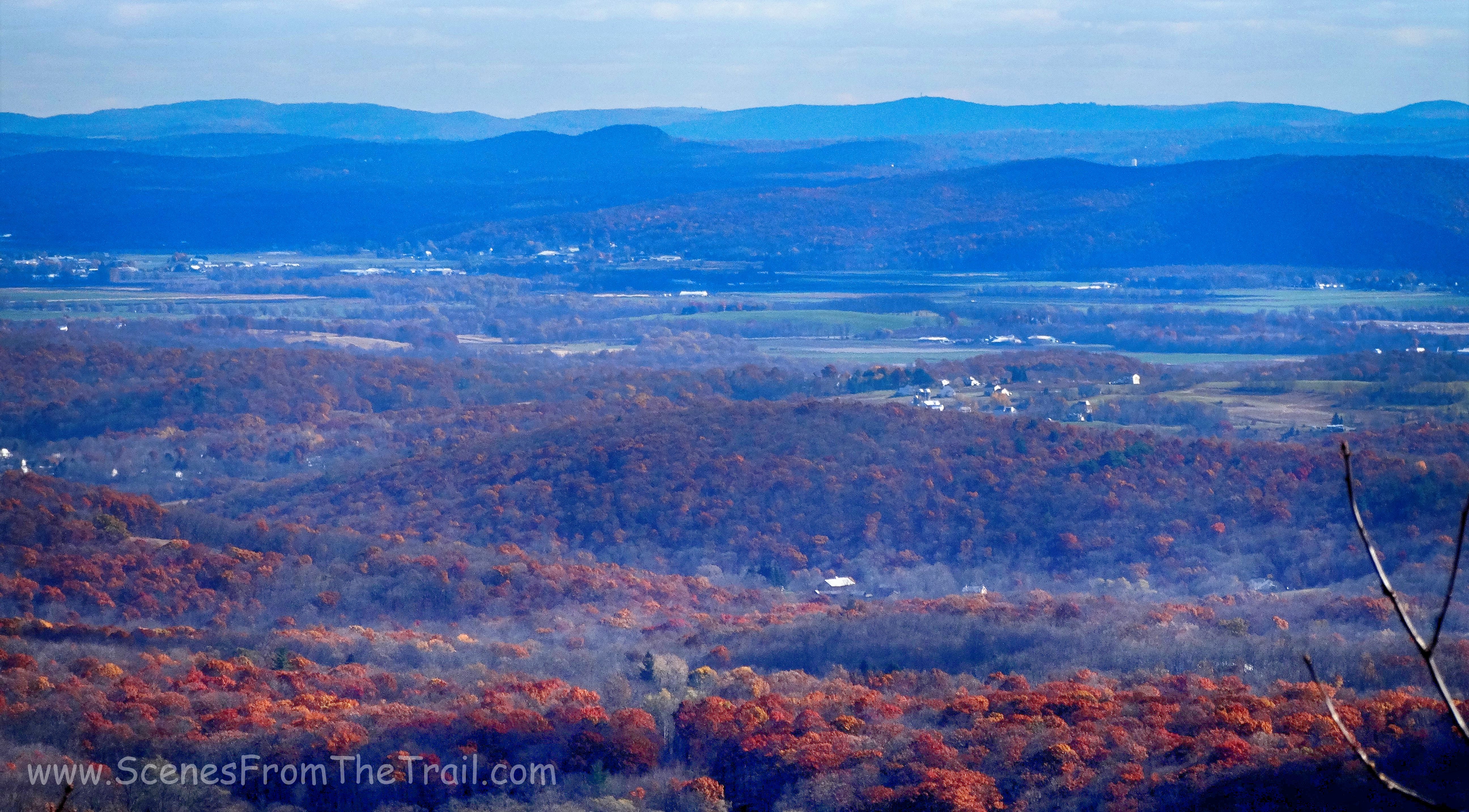 view East on the Appalachian Trail