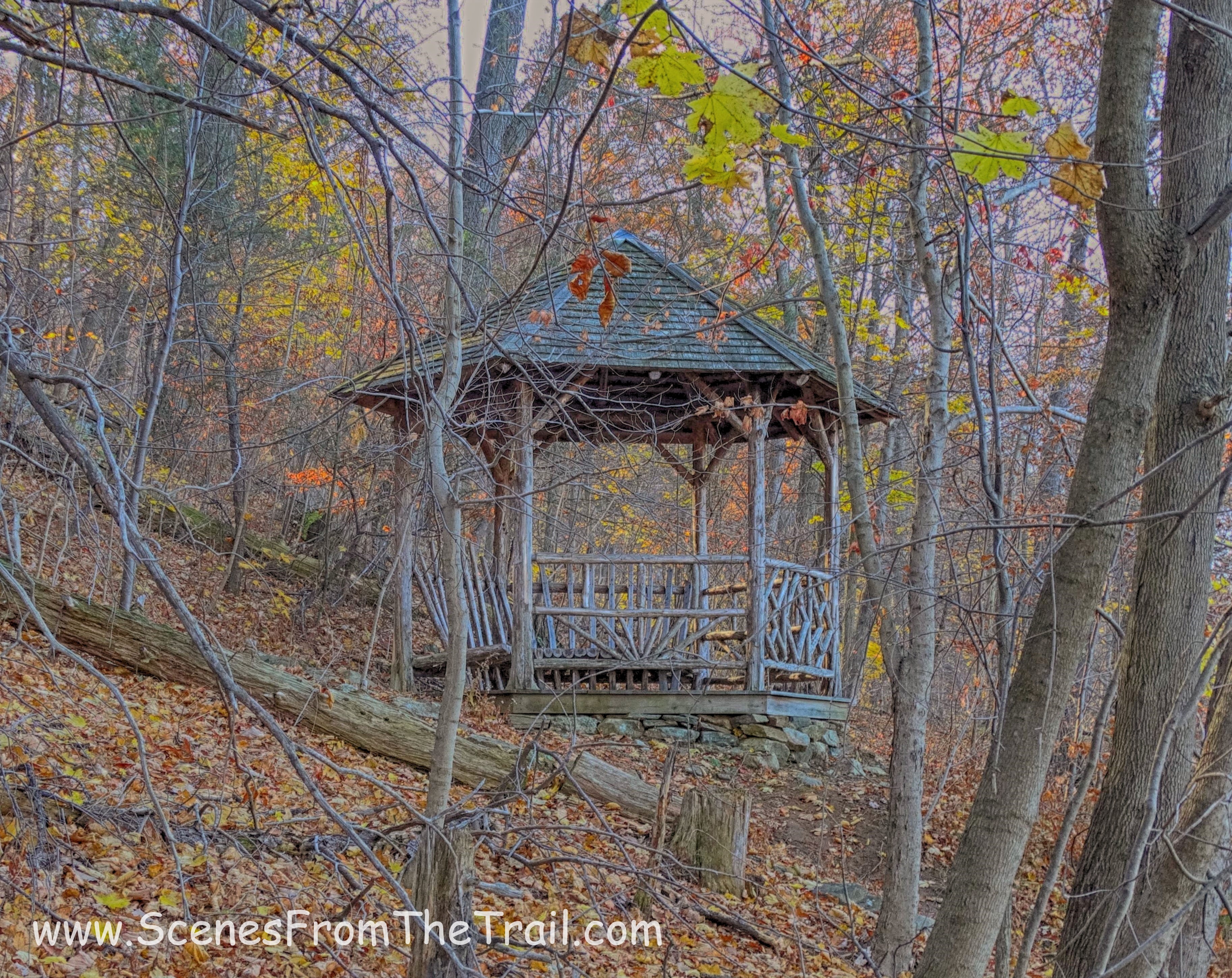 wooden gazebo