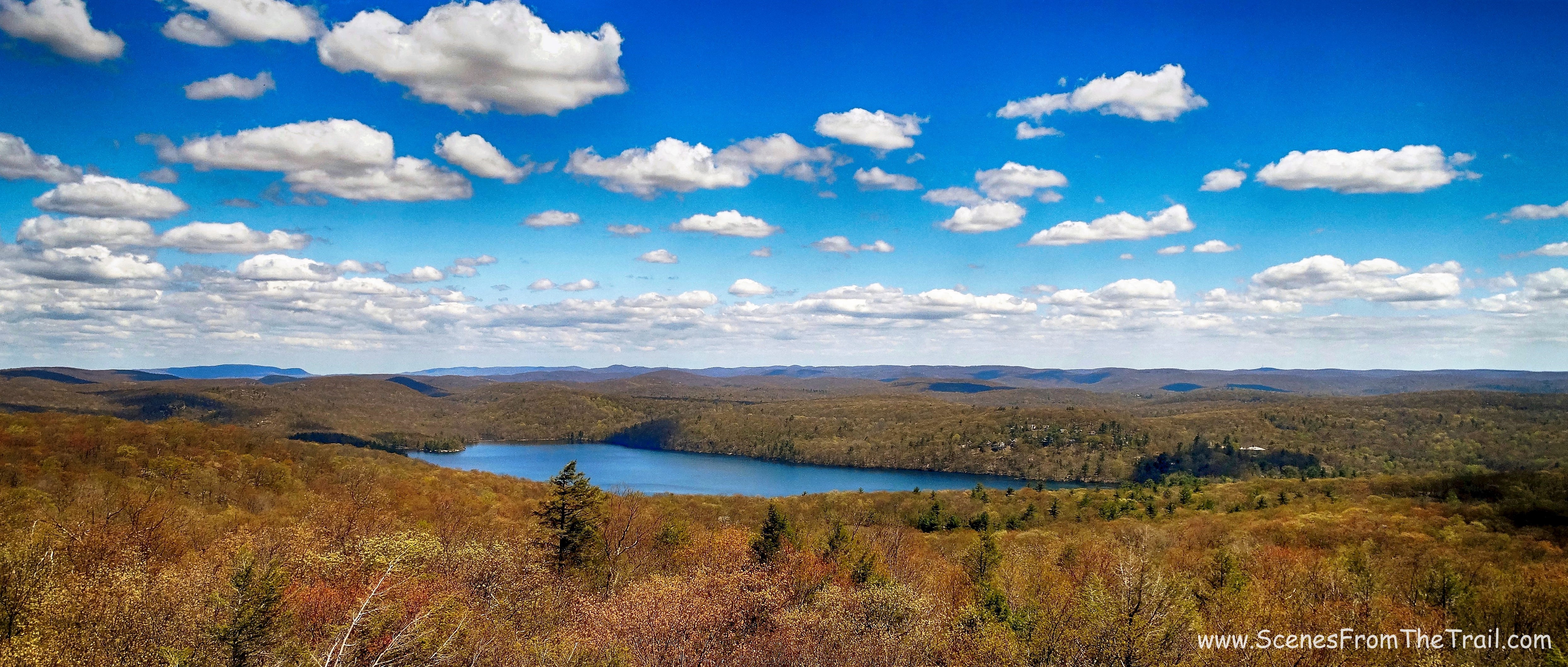 View towards Sterling lake from the Fire Tower