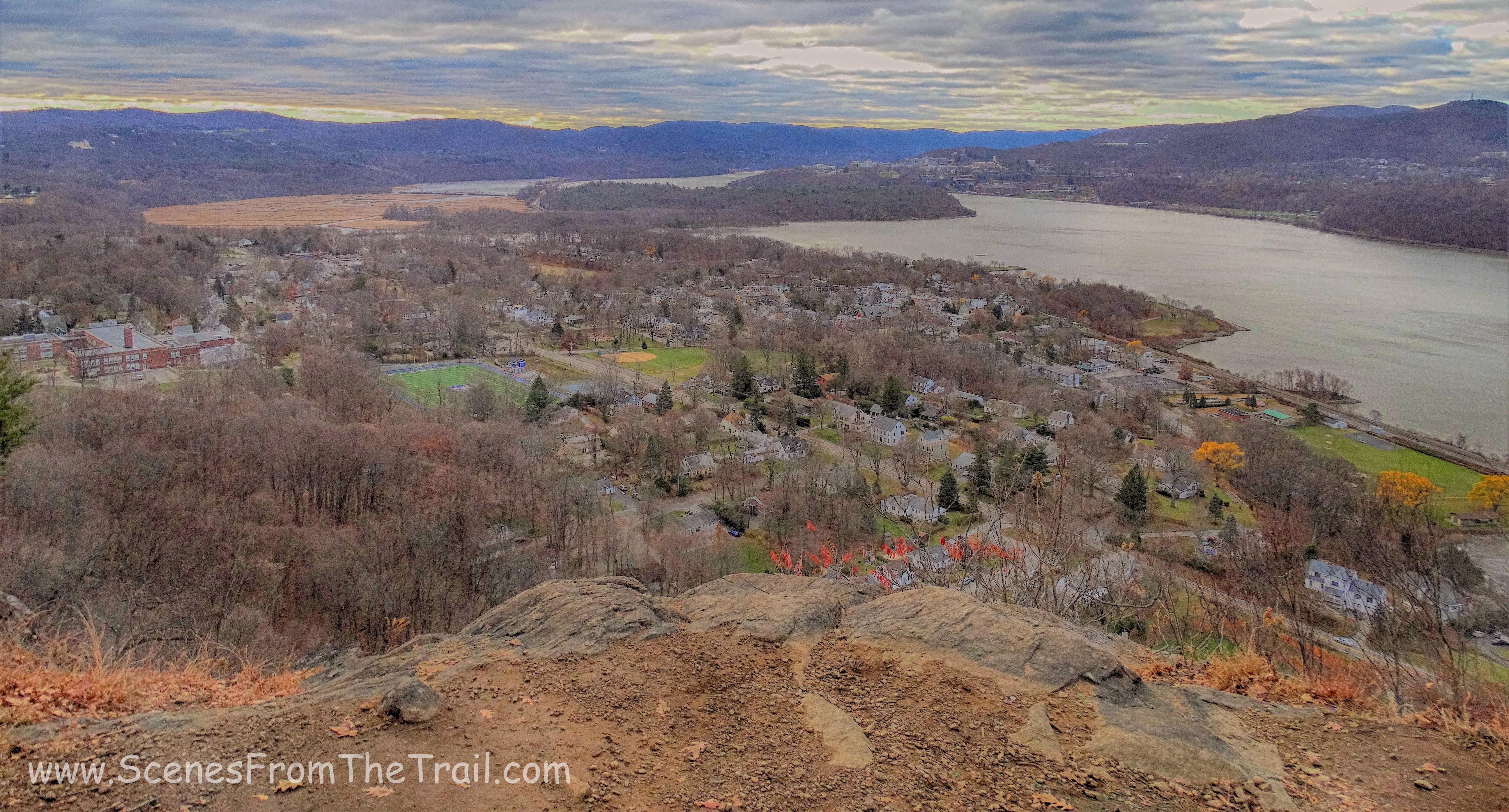 view south from rock outcrop