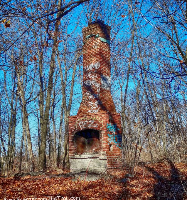 fireplace and chimney