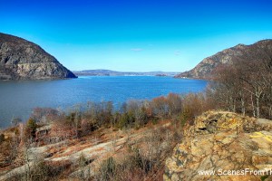 view north from the cliffs