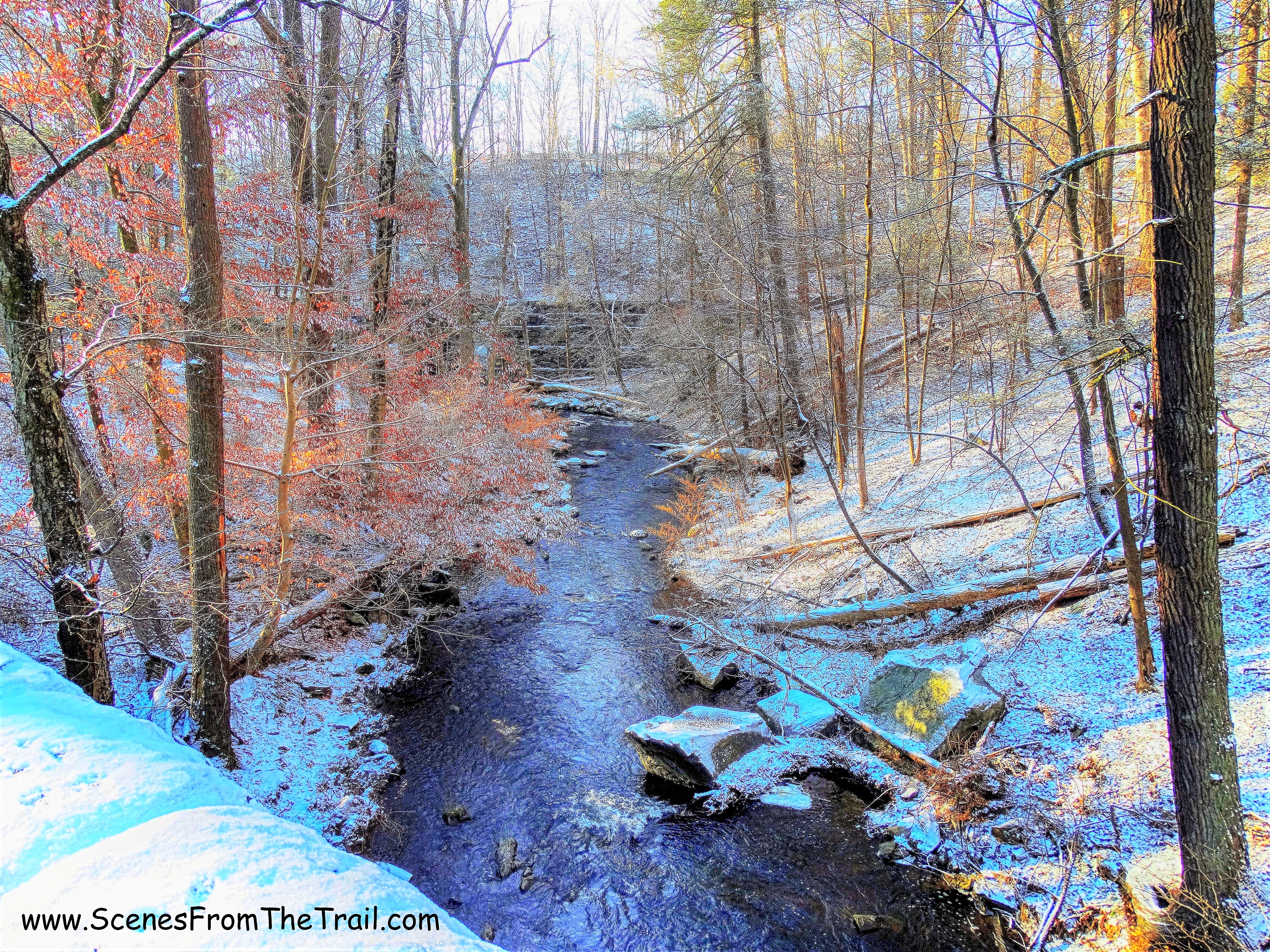 Pocantico River just before it passes under the OCA.