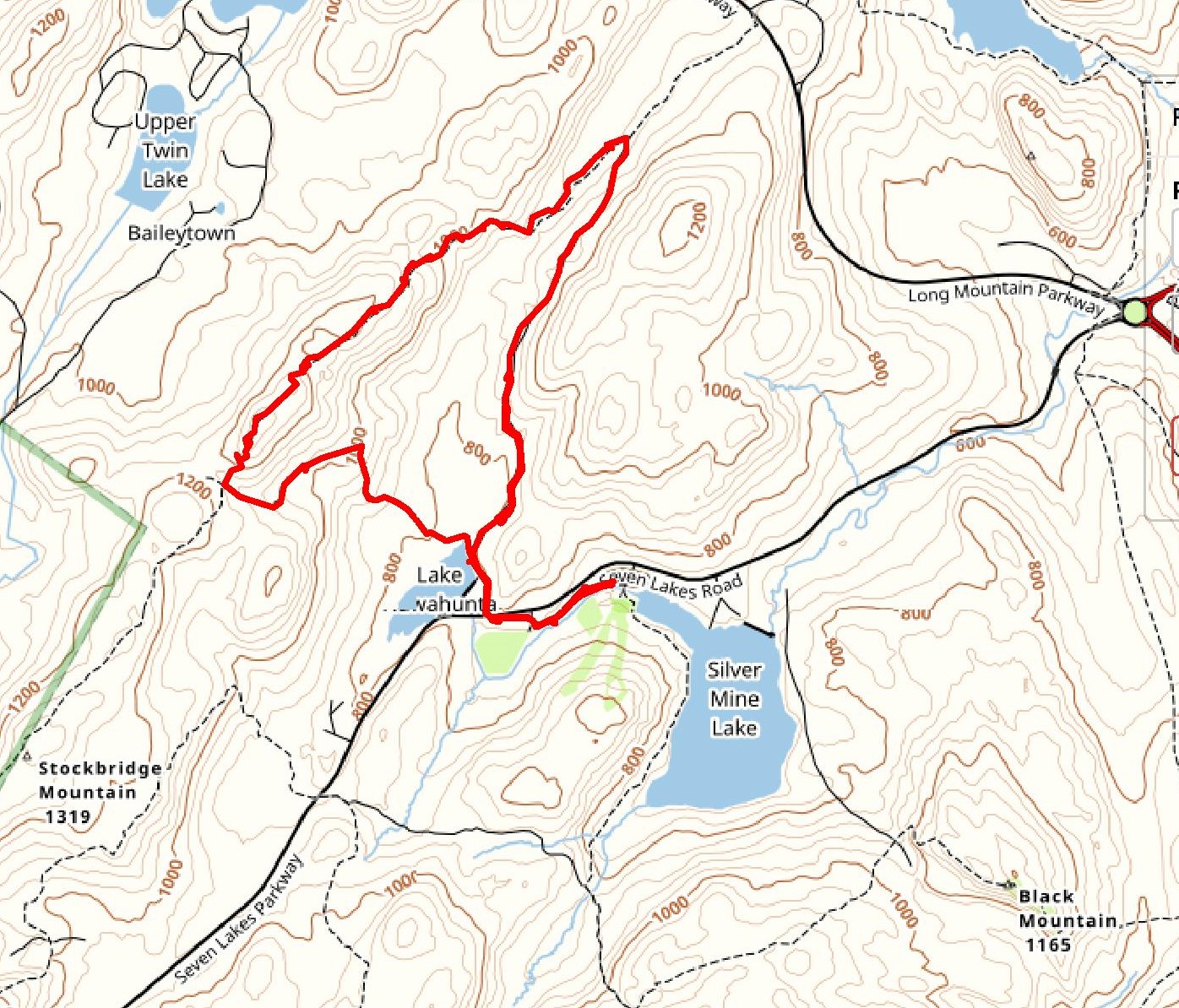 Hike route