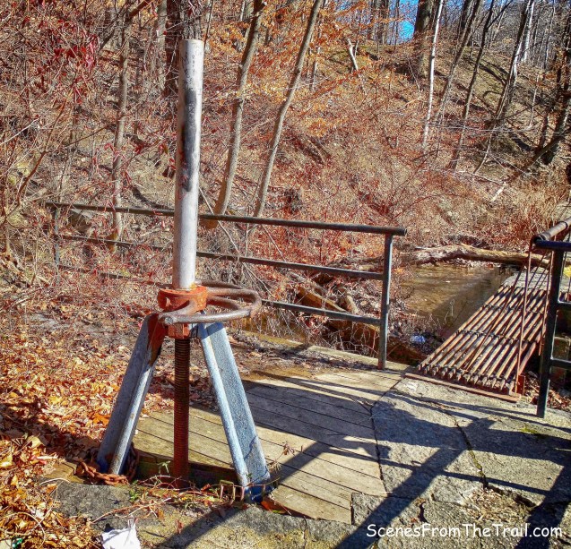 relief valve and iron catwalk