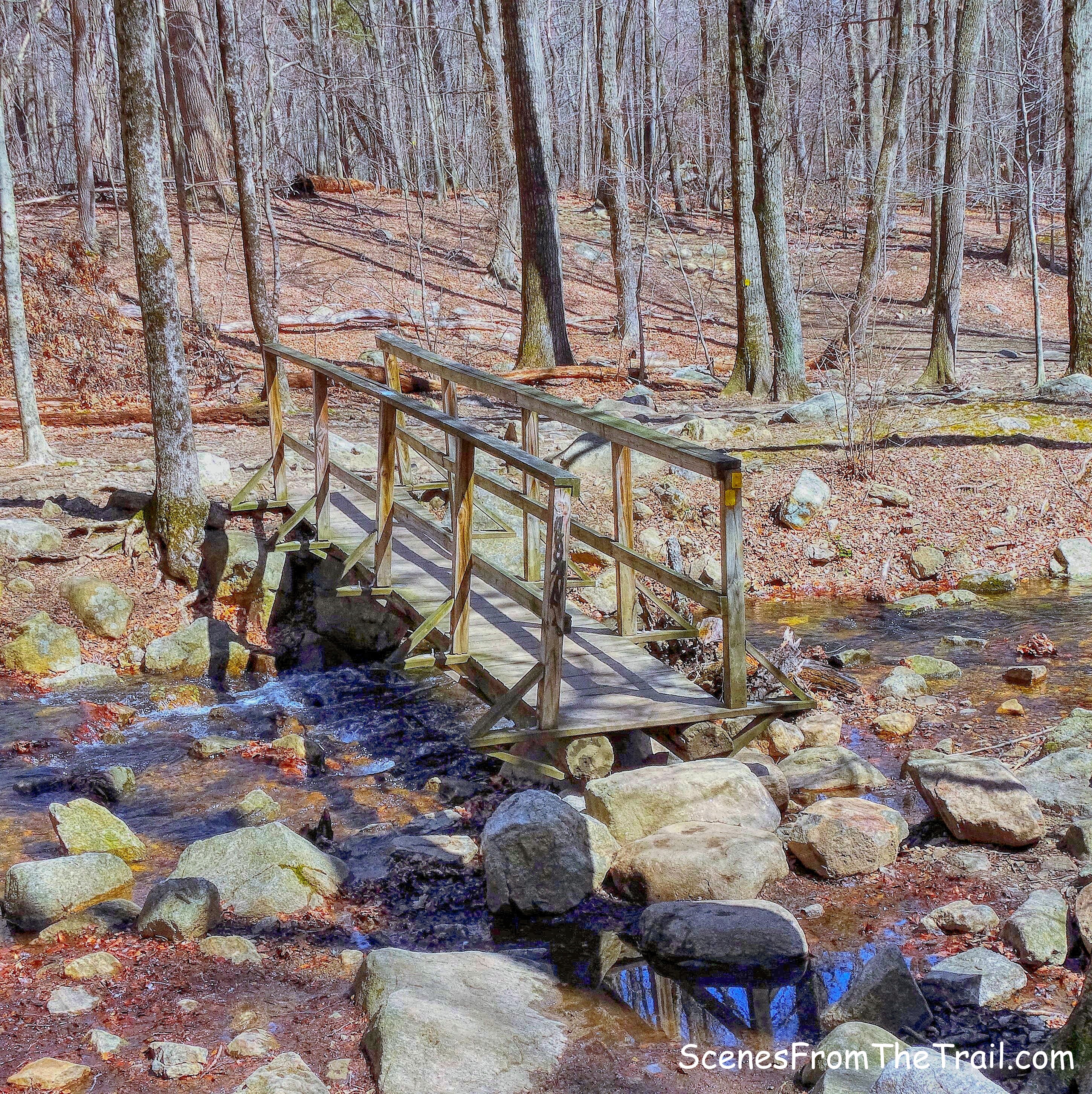 wooden footbridge
