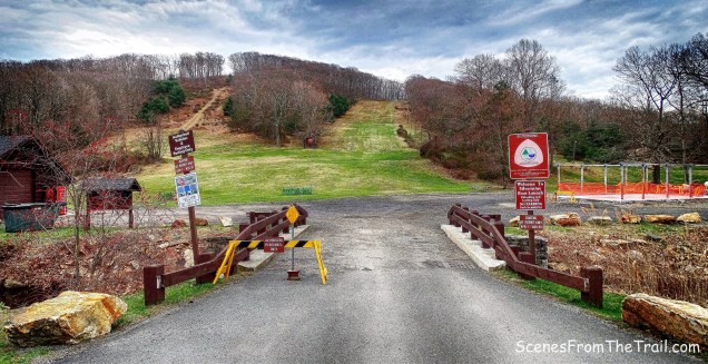 bridge over Lewis Brook