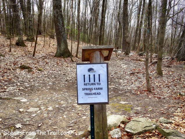Spring Farm Trailhead sign