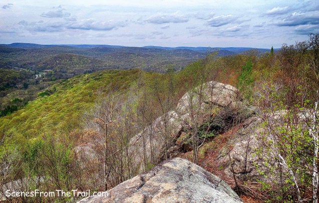 view northwest from Timp-Torne Trail