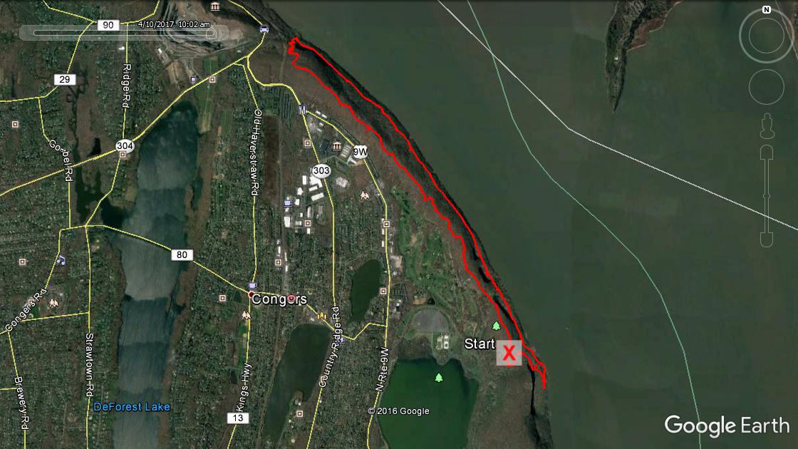 Hike route