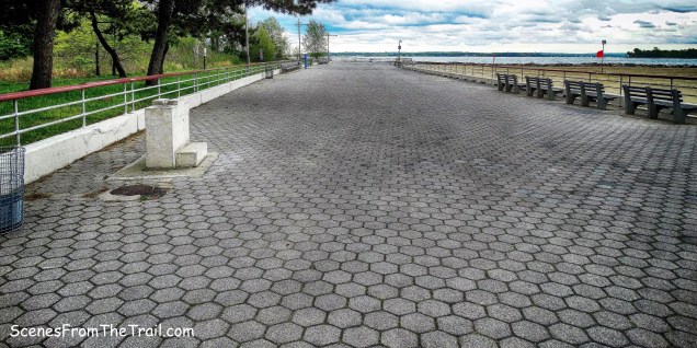 Orchard Beach hexagonal-block promenade
