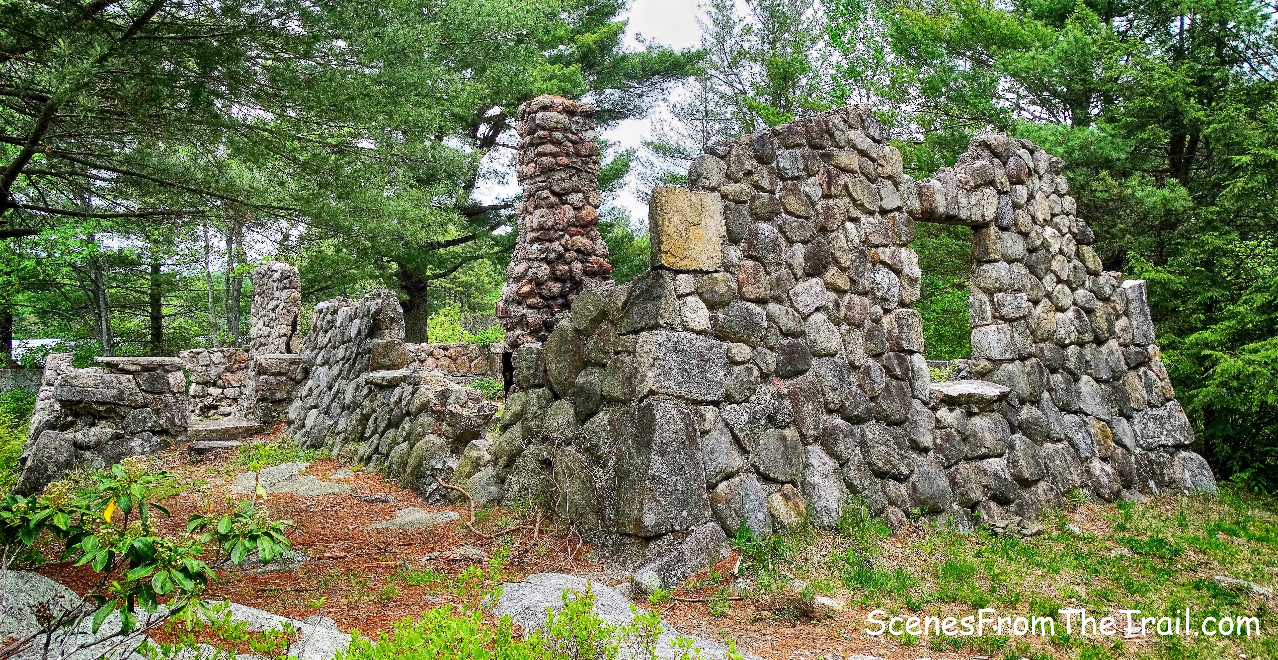 stone cabin ruins