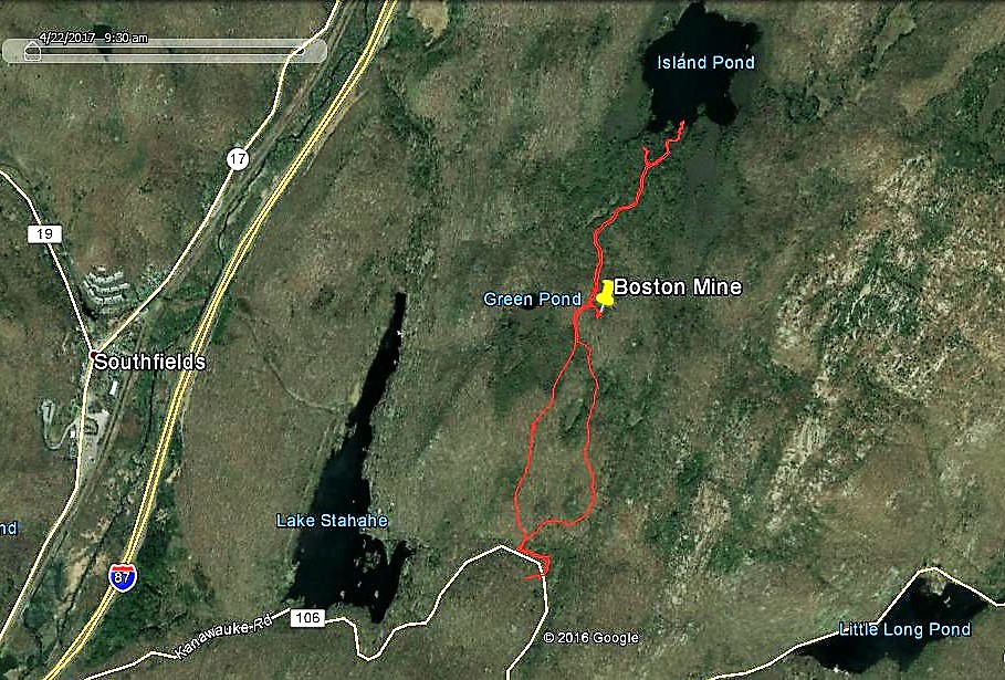 Hike route