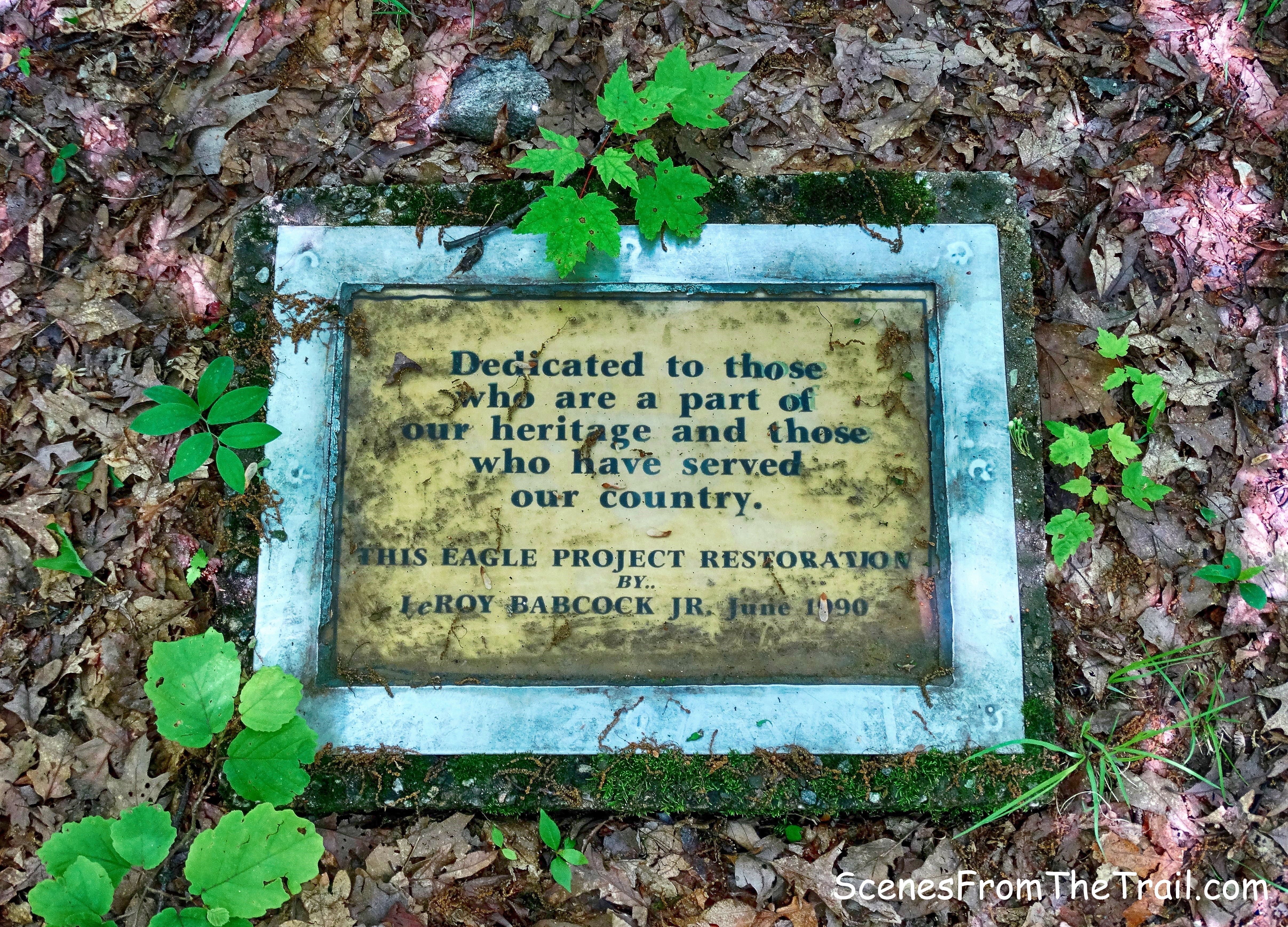 cemetery plaque