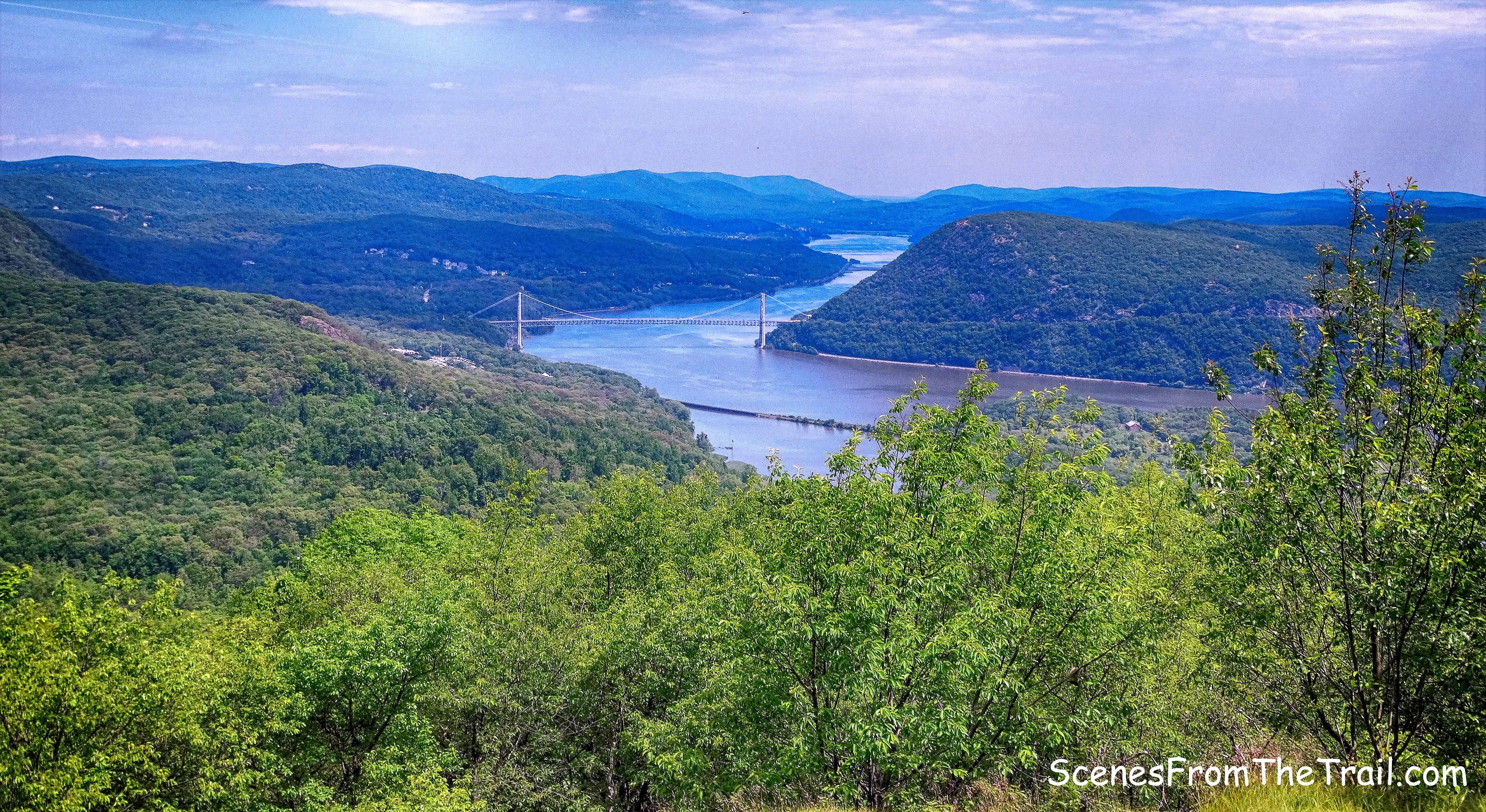 view north from the summit of Bald Mountain