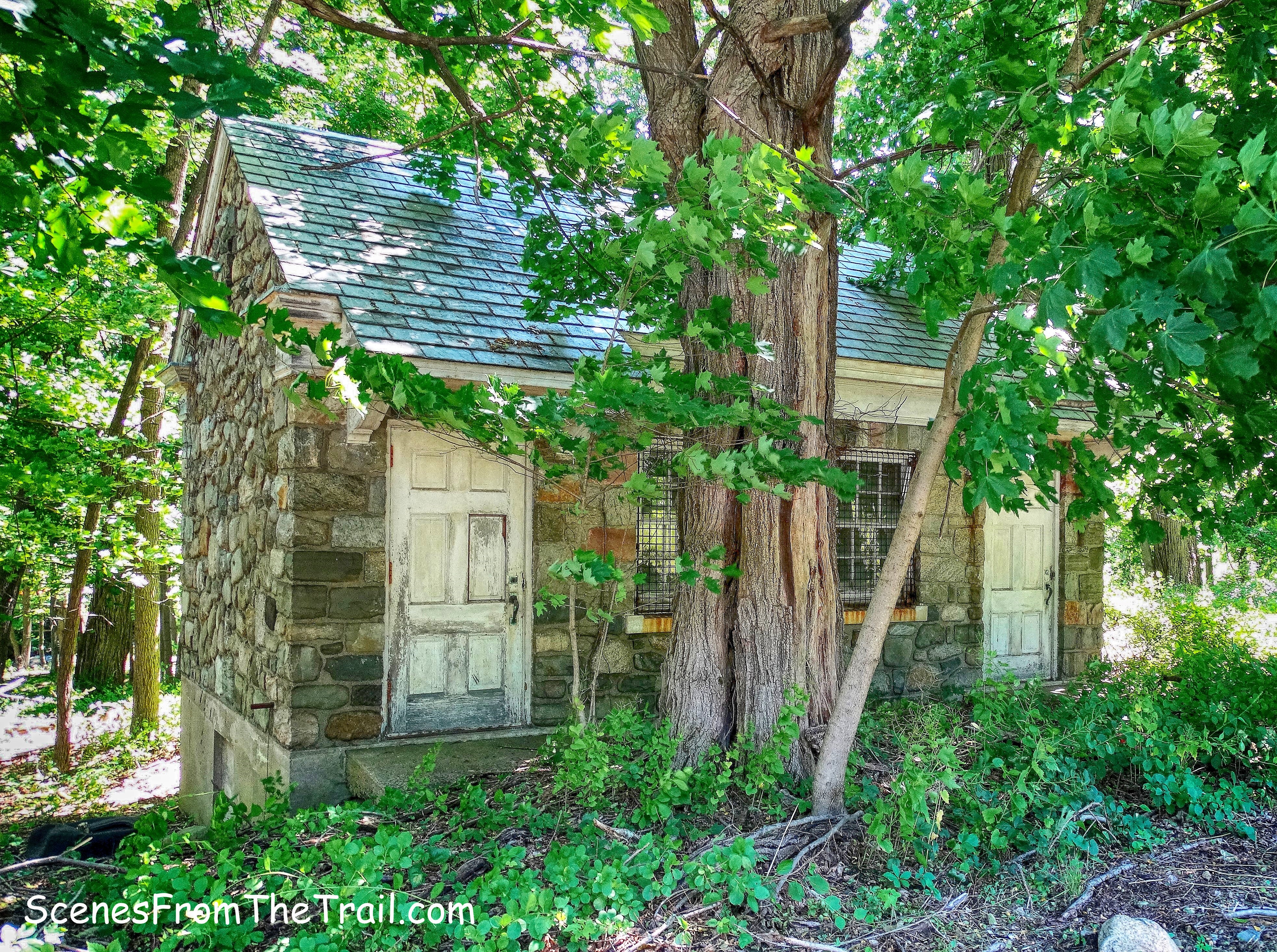 small stone house