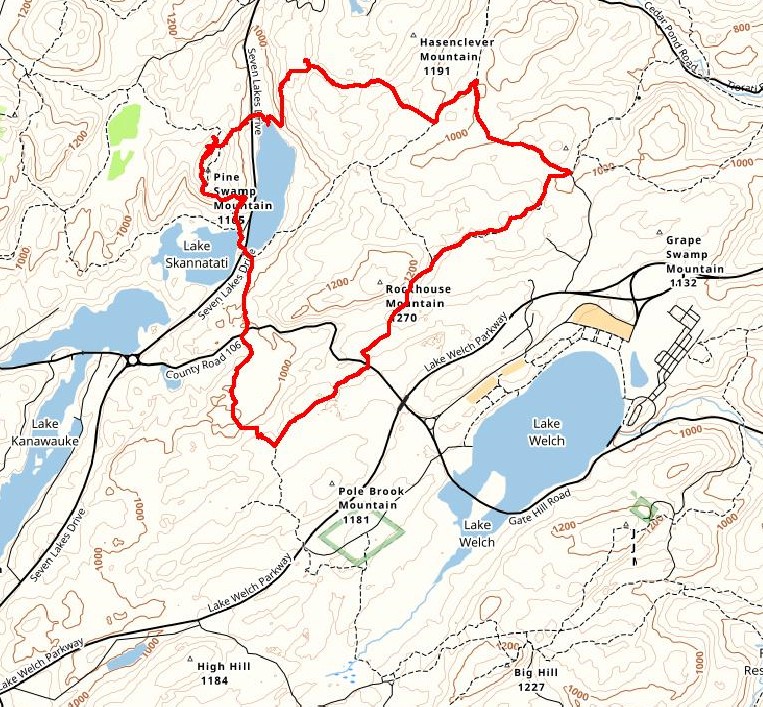 Lake Askoti and Pine Swamp Mountain Loop