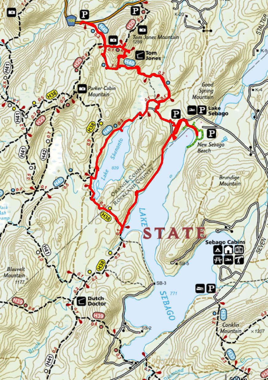 hike route