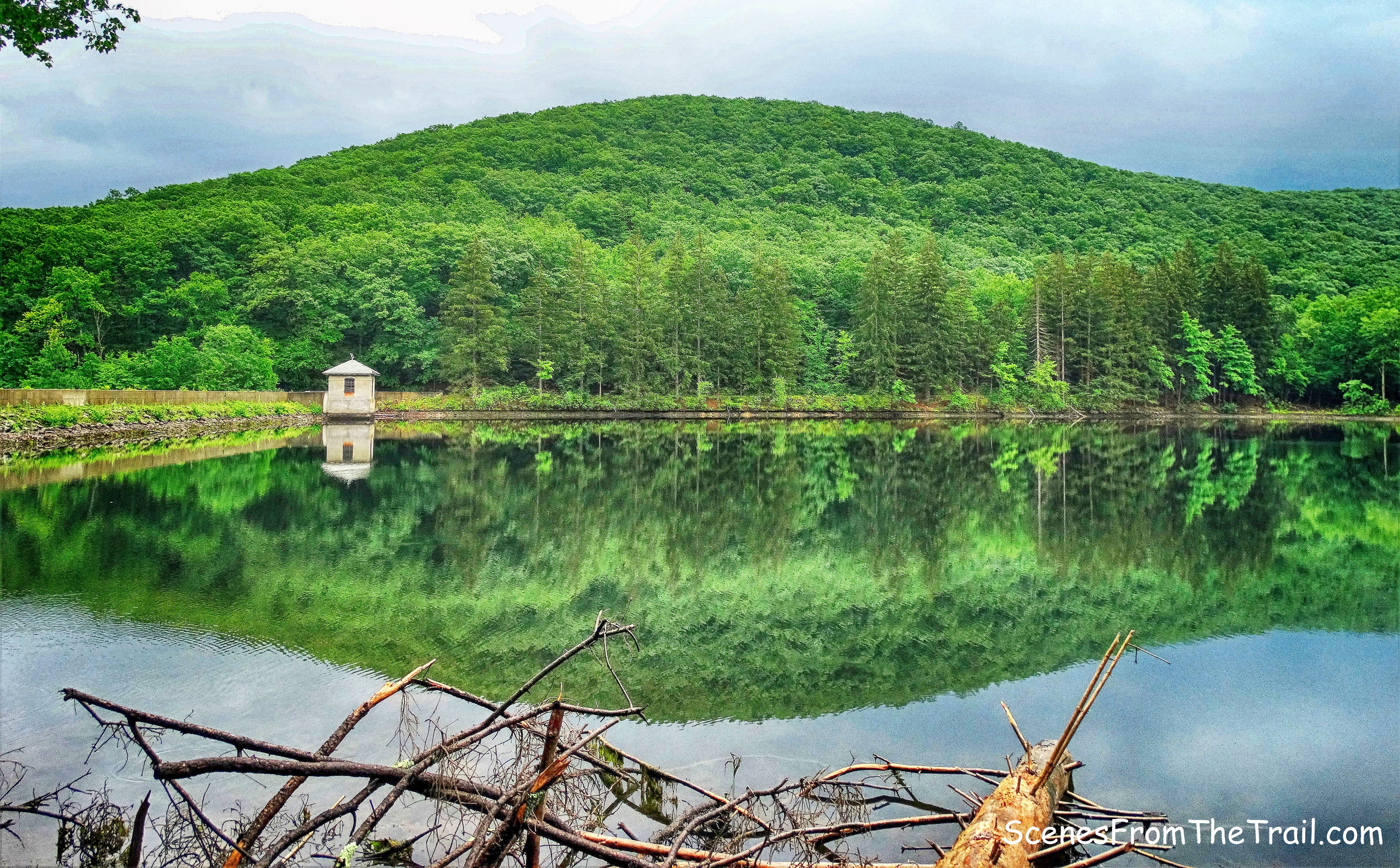 First Reservoir with Cheesecote Mountain in the background