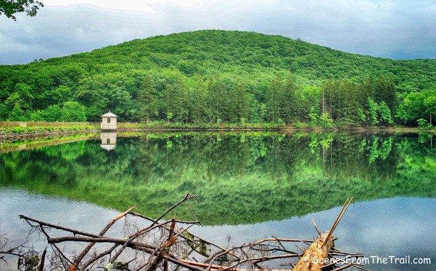 First Reservoir with Cheesecote Mountain in the background