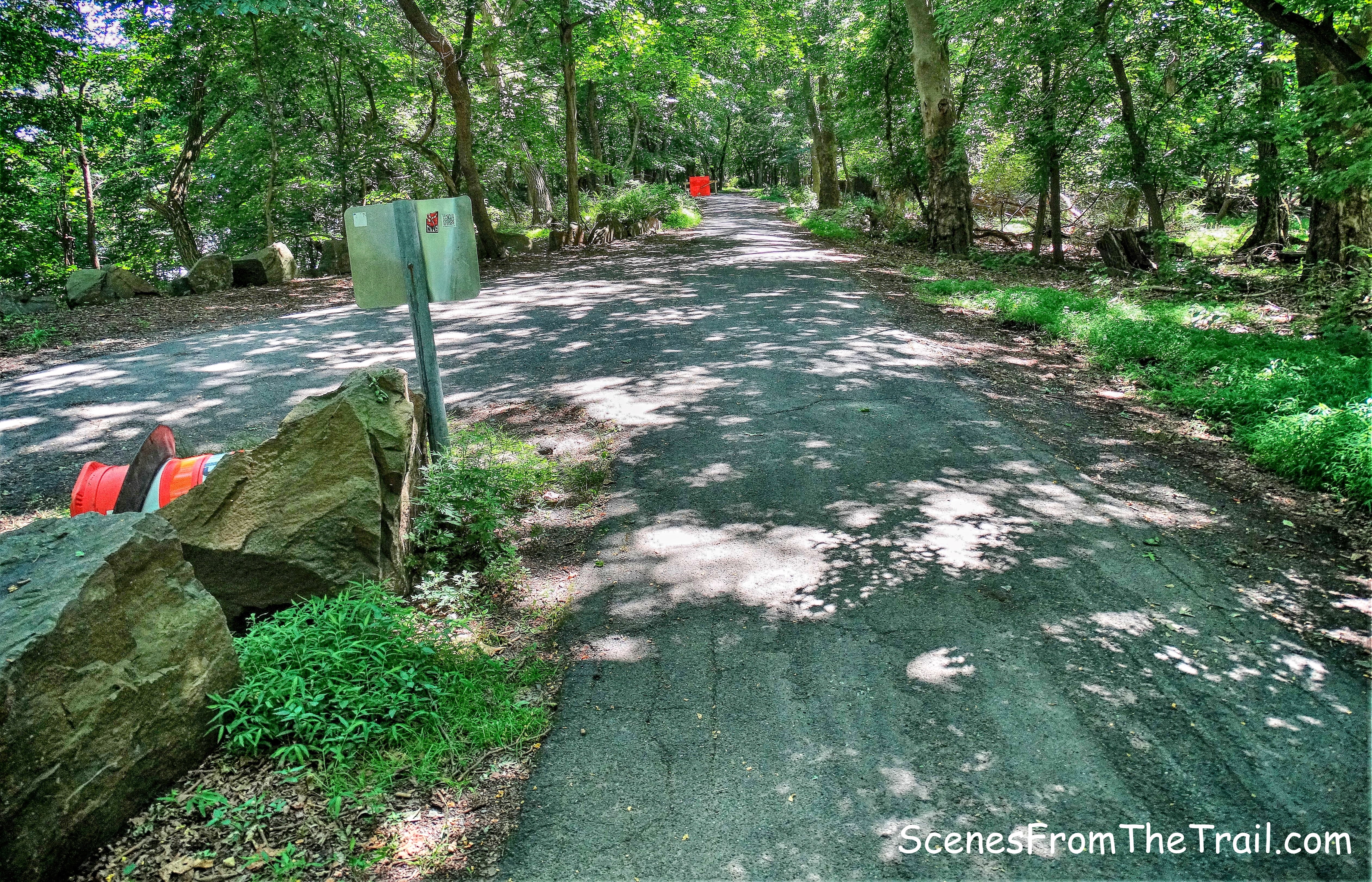 paved park road