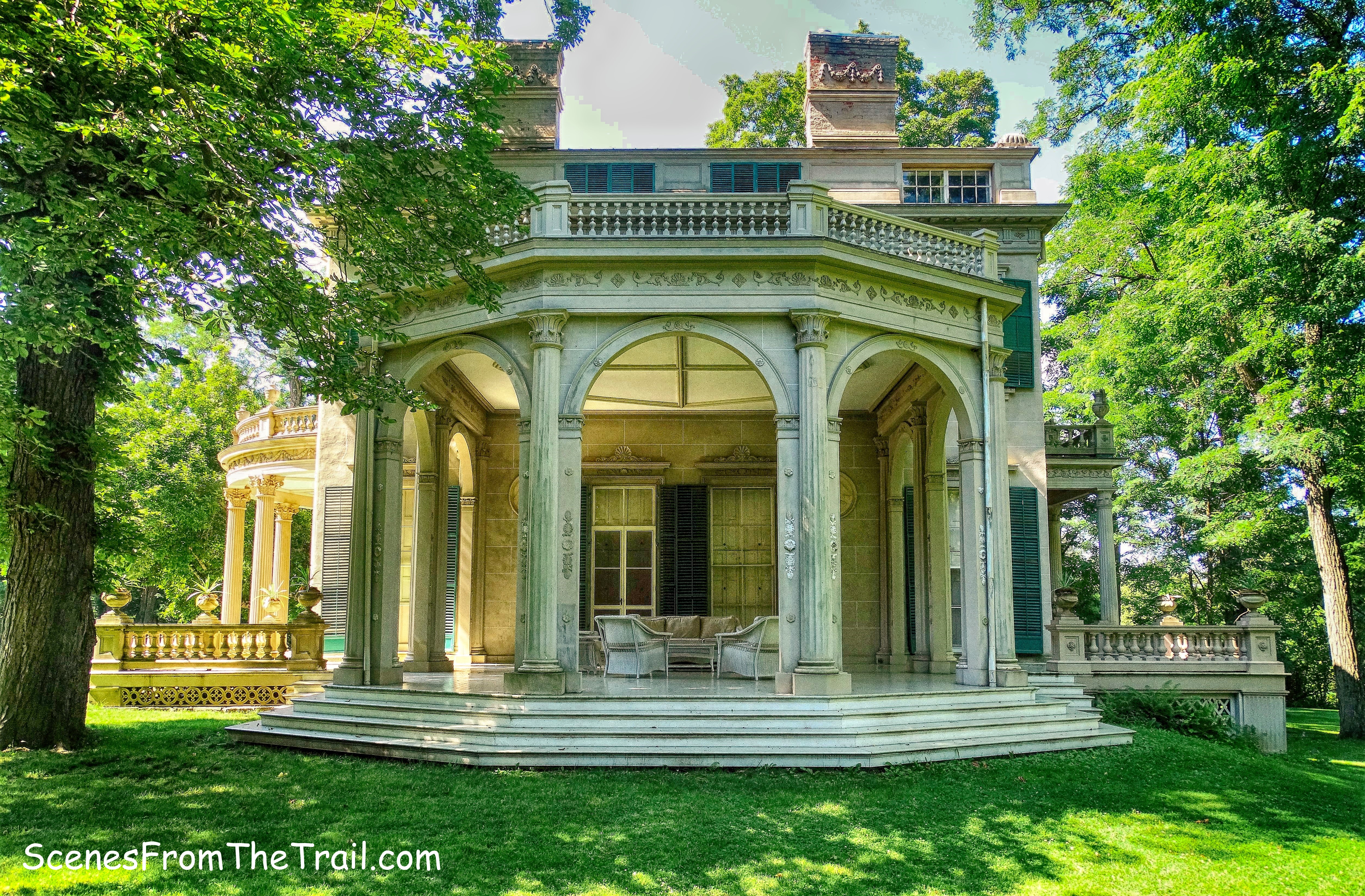 large open porch