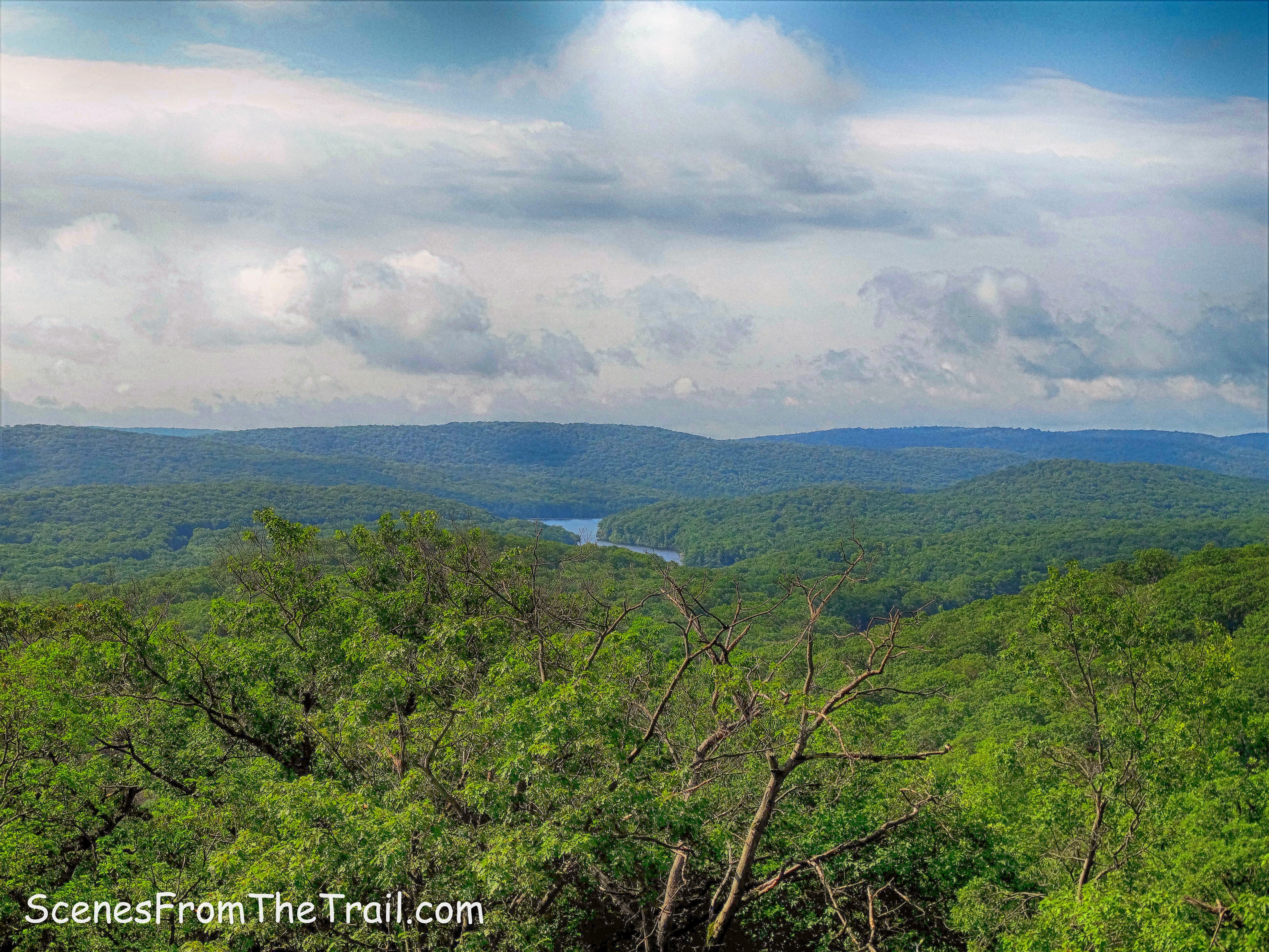 view from Tom Jones Shelter