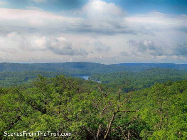 view from Tom Jones Shelter