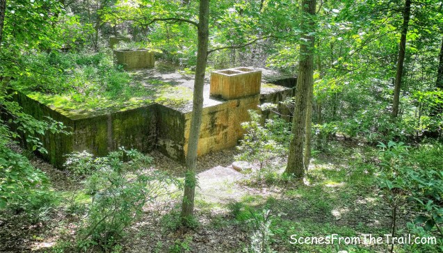 large concrete septic tank