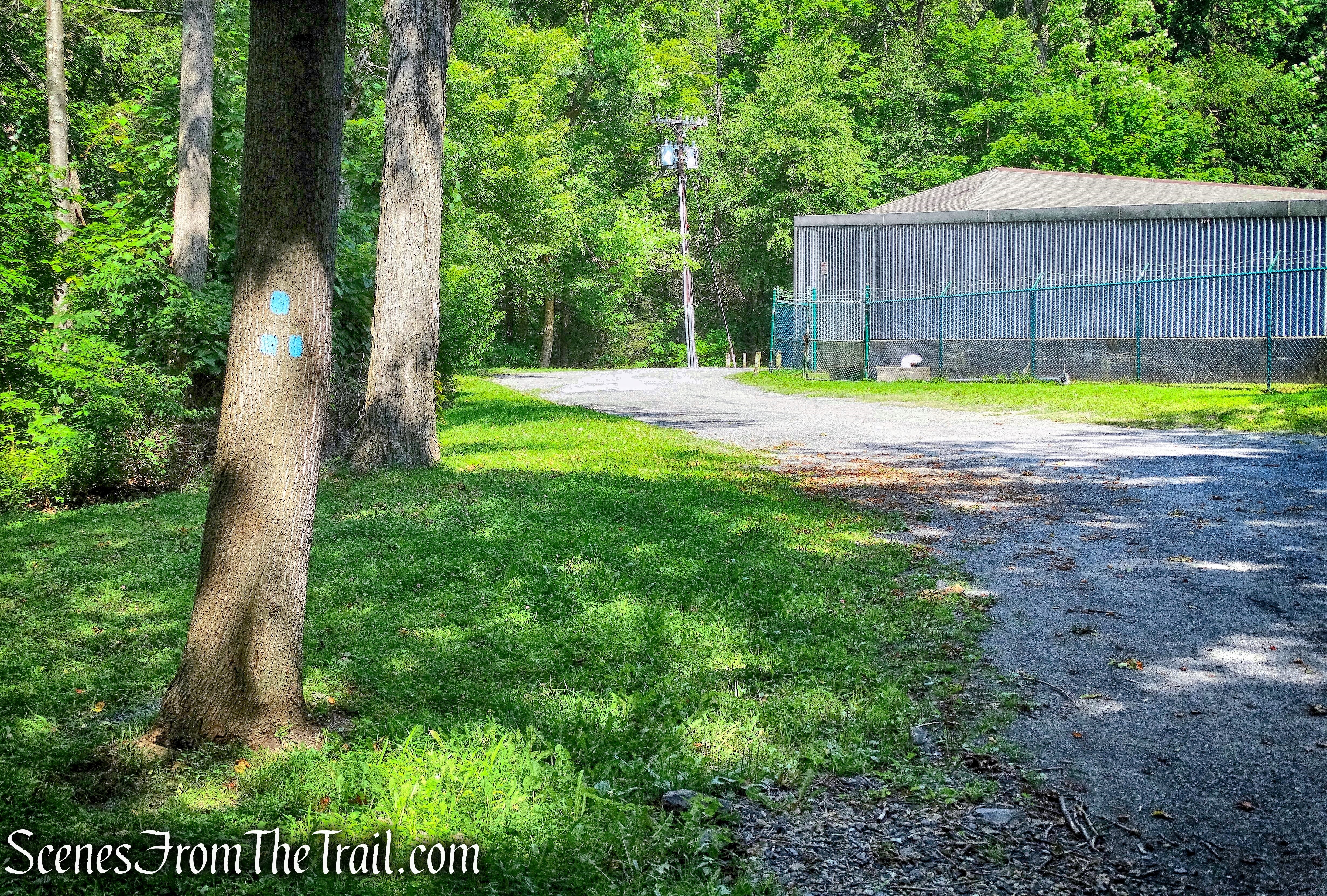 veer left at the water filtration plant