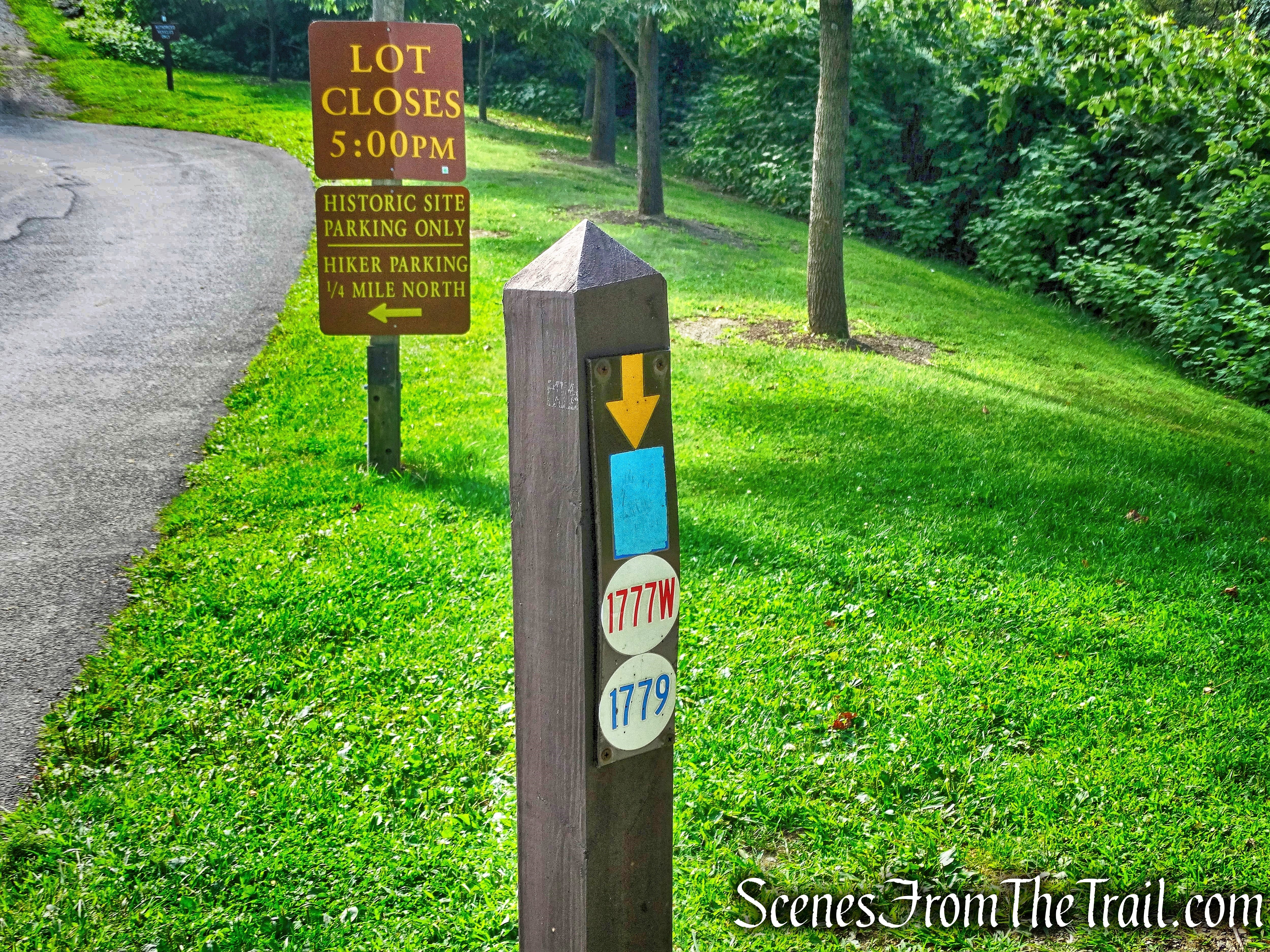 start of the 1777W and 1779 Trails and Timp-Torne Trail