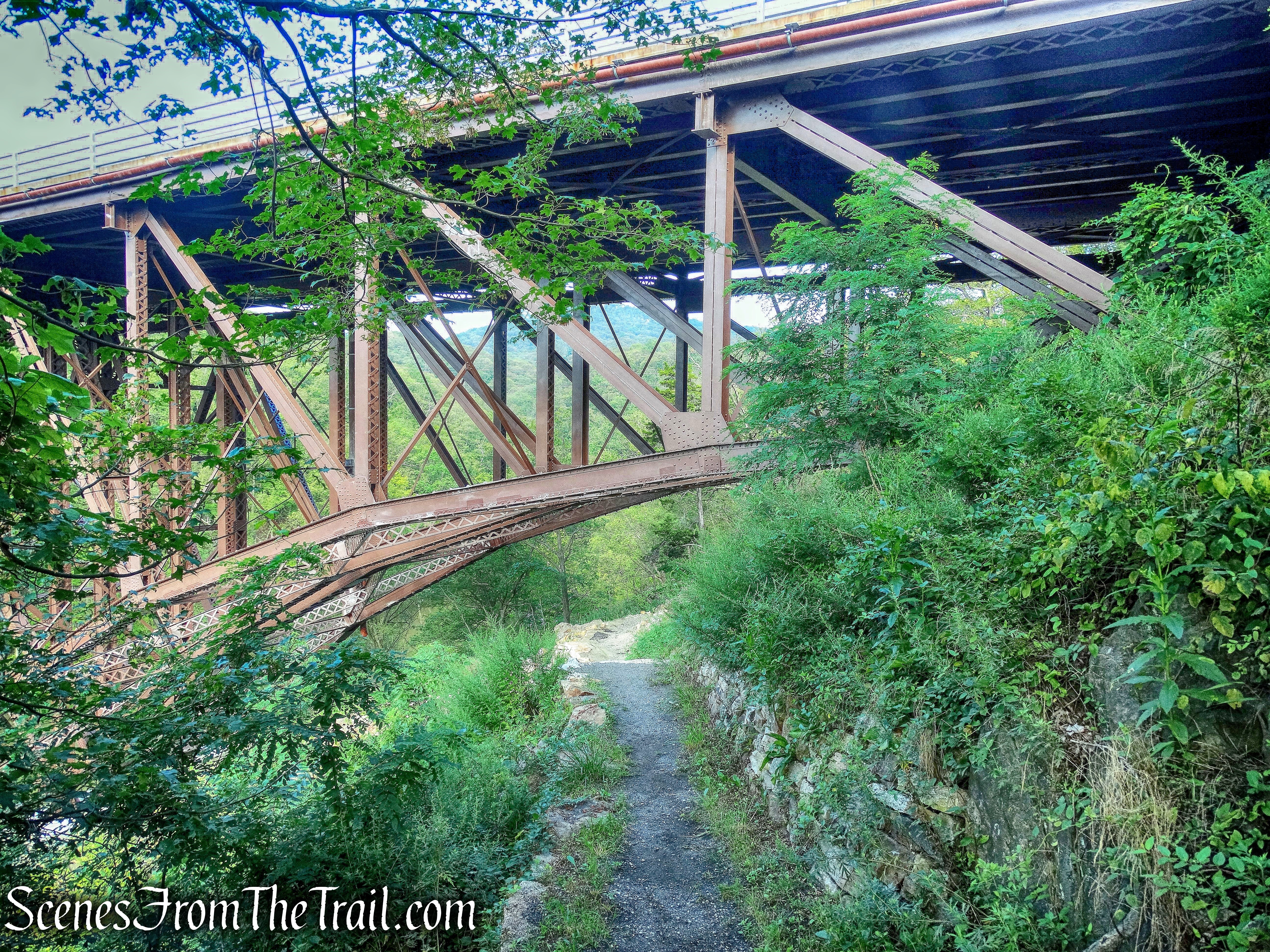 under the Popolopen Bridge