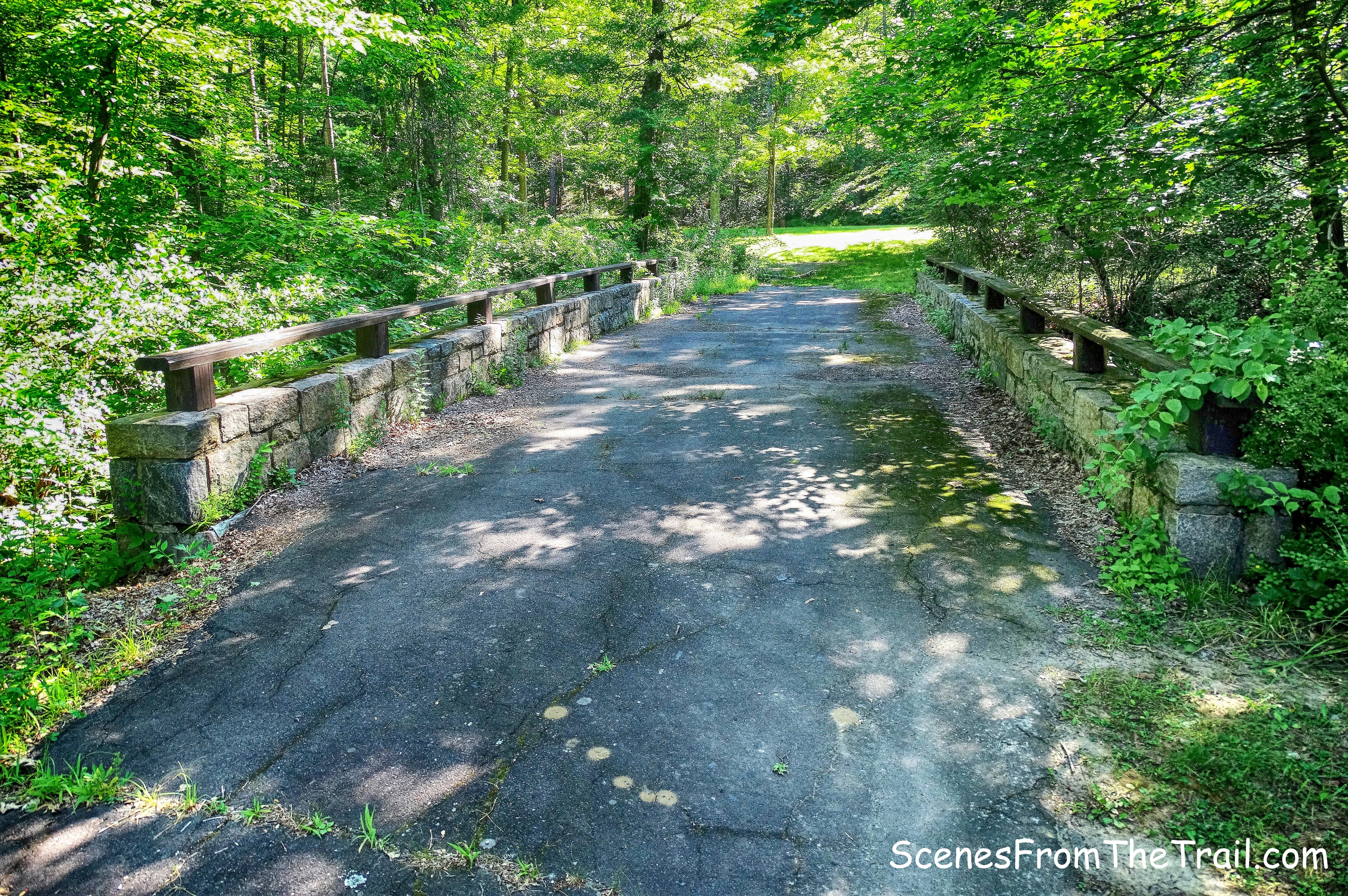 stone bridge over Beechy Bottom Brook
