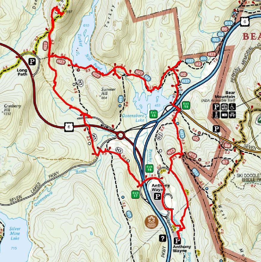 hike route