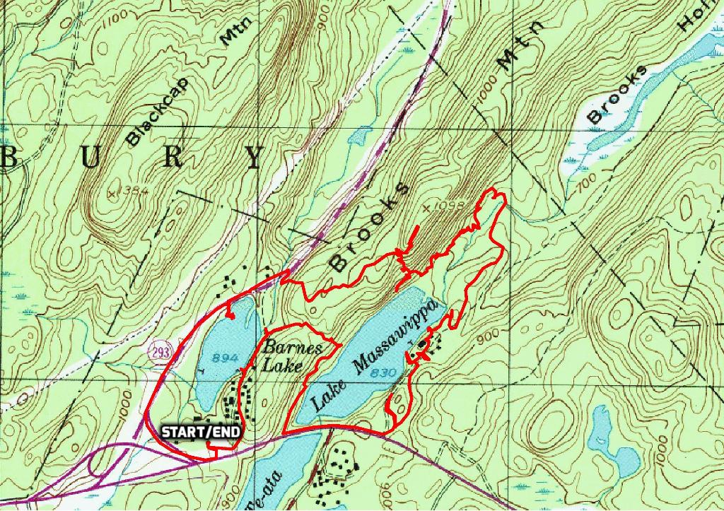 Barnes Lake/Lake Massawippa Bushwack - Harriman State Park