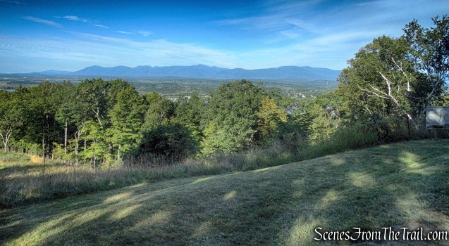 view west from Olana