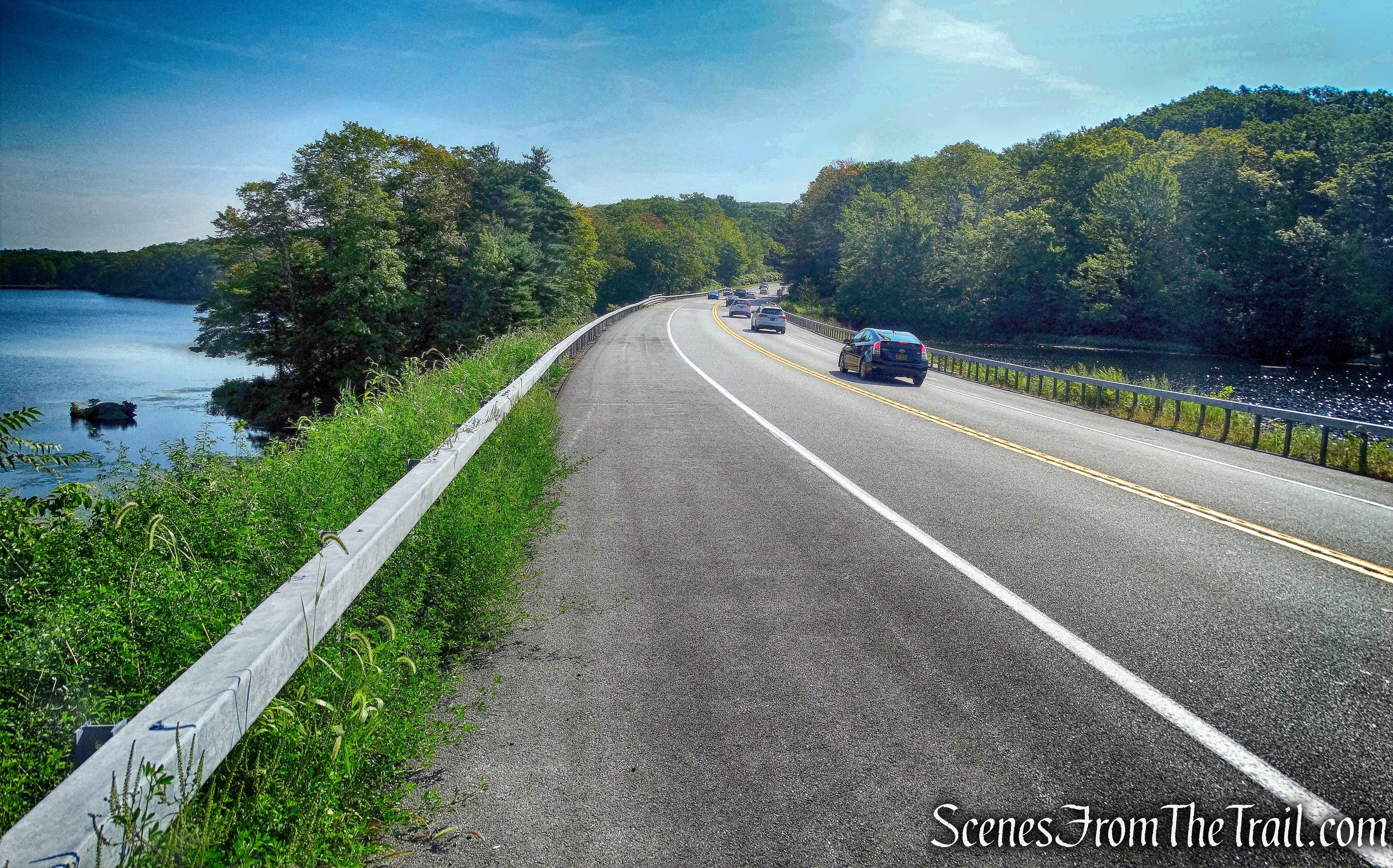 walking east on US 6
