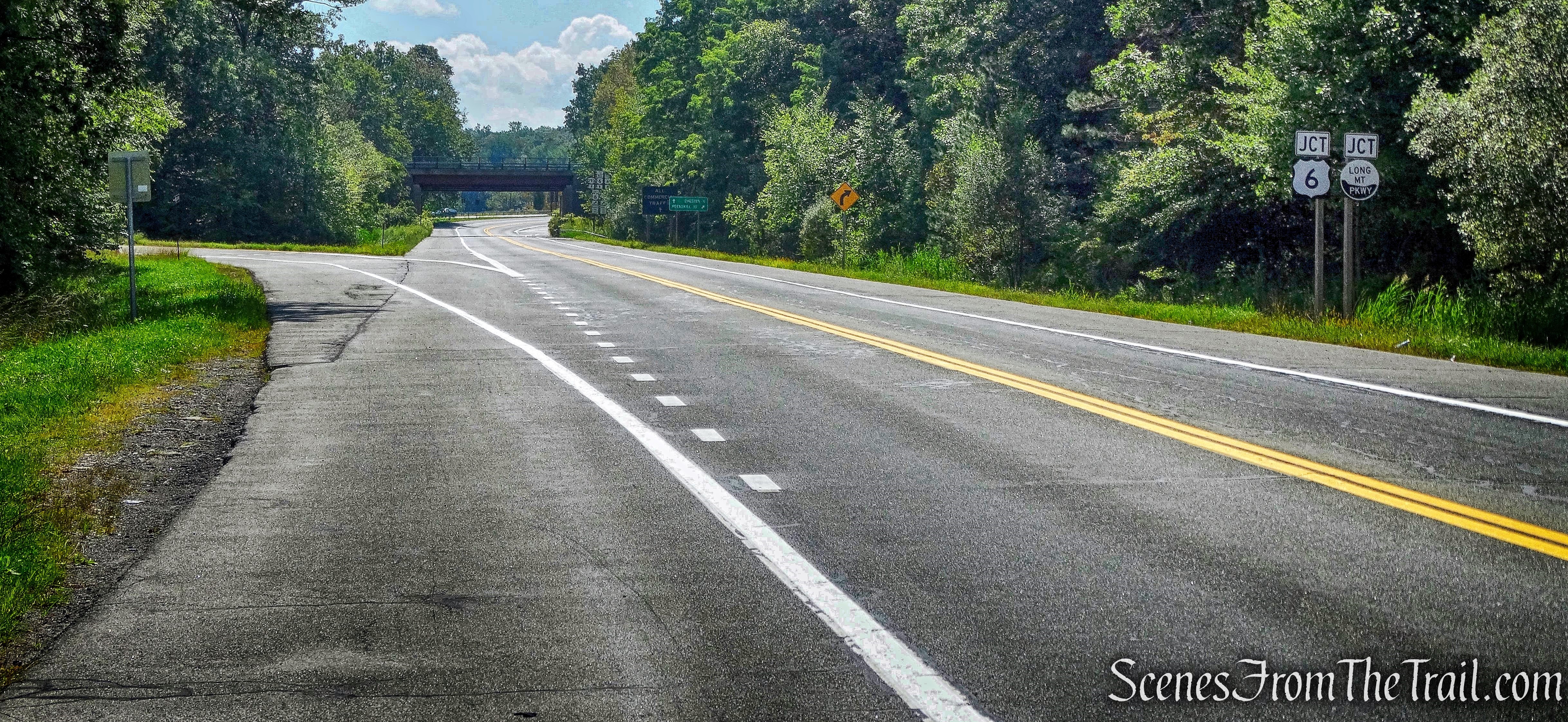 stay left along the shoulder