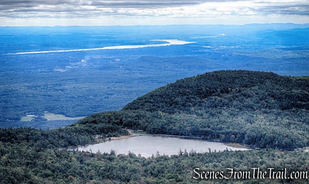 view of North Lake and the Hudson River from North Mountain Ledge