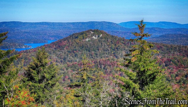 Looking northwest from Coney Mountain summit